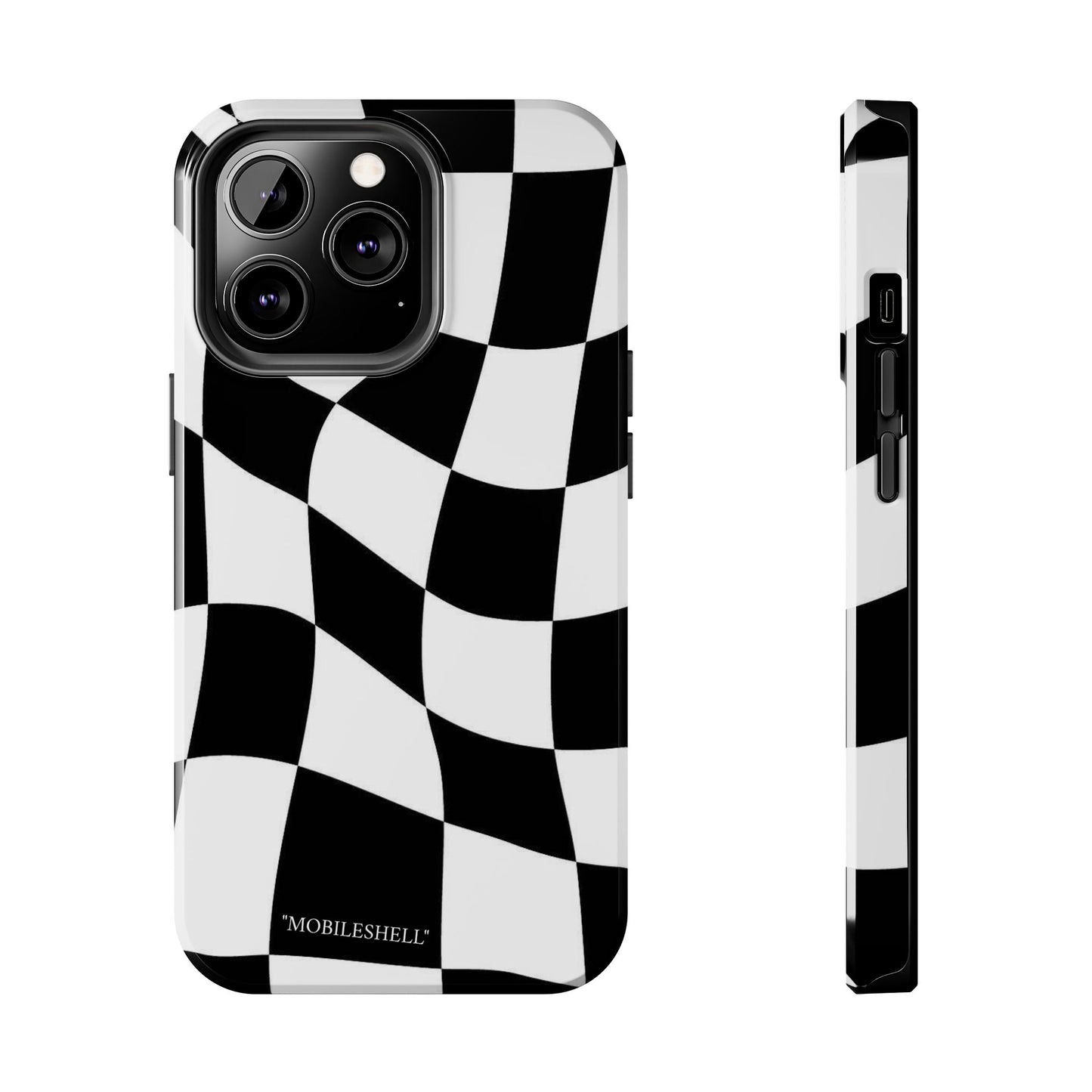 Checkers B&W tough phone case