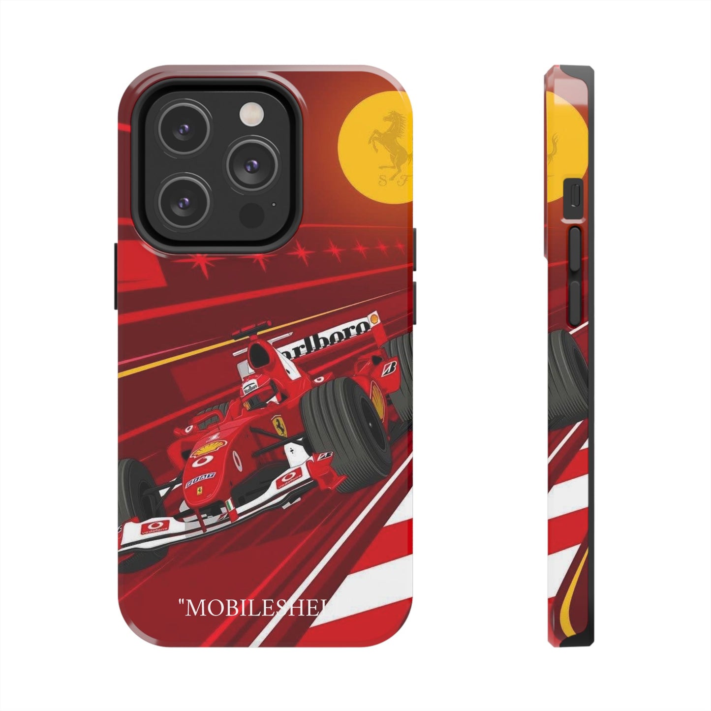 F1 Ferrari team car tough phone case