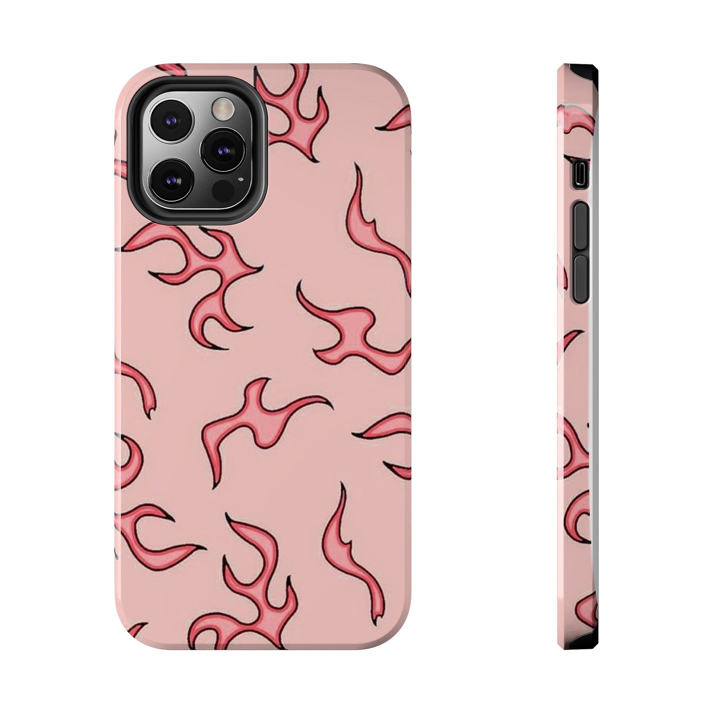 Stylish Flame Tough Phone Case