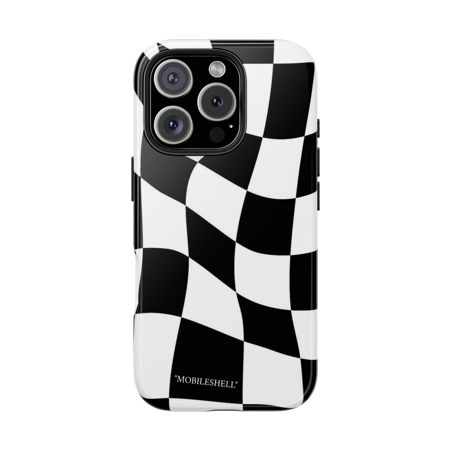 Checkers B&W tough phone case