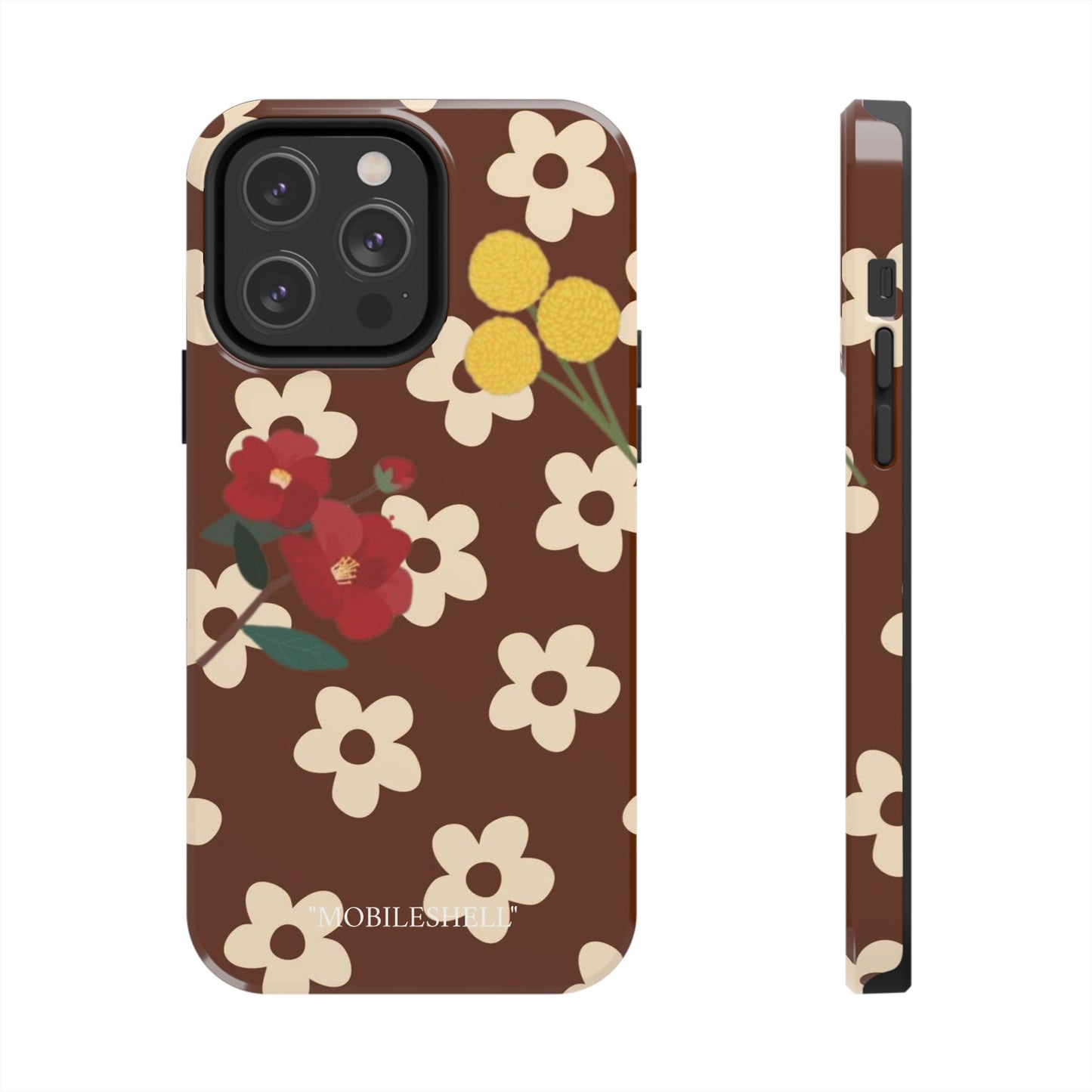 Flower vibe tough phone case