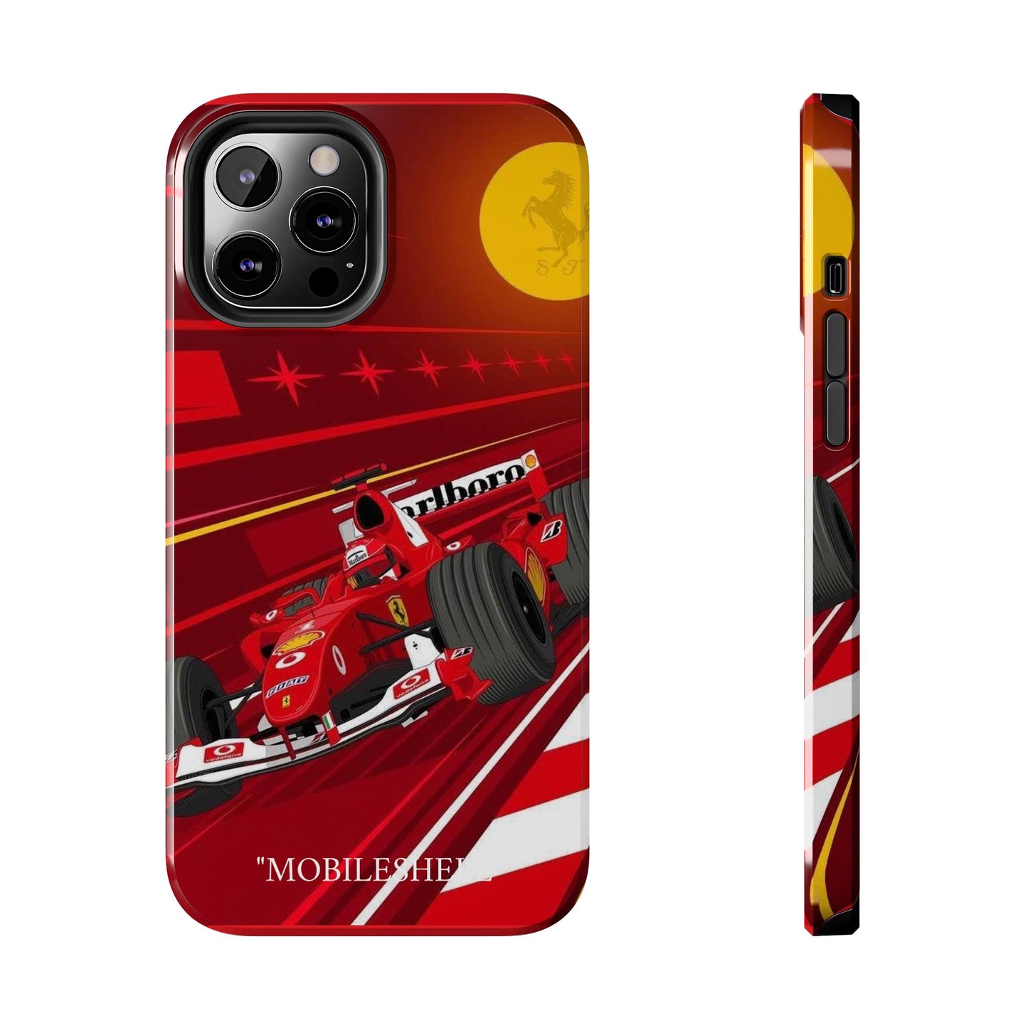 F1 Ferrari team car tough phone case