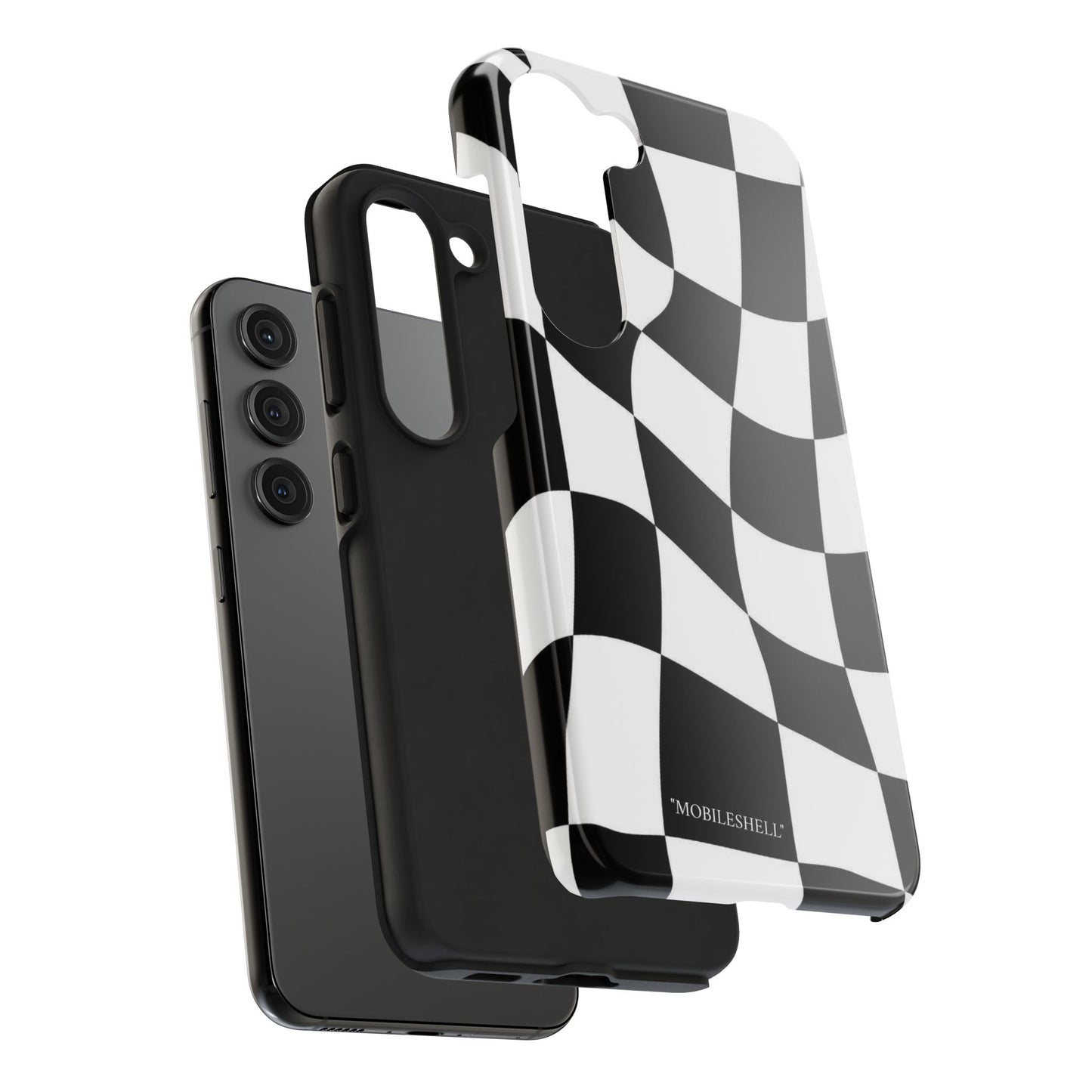 Checkers B&W tough phone case