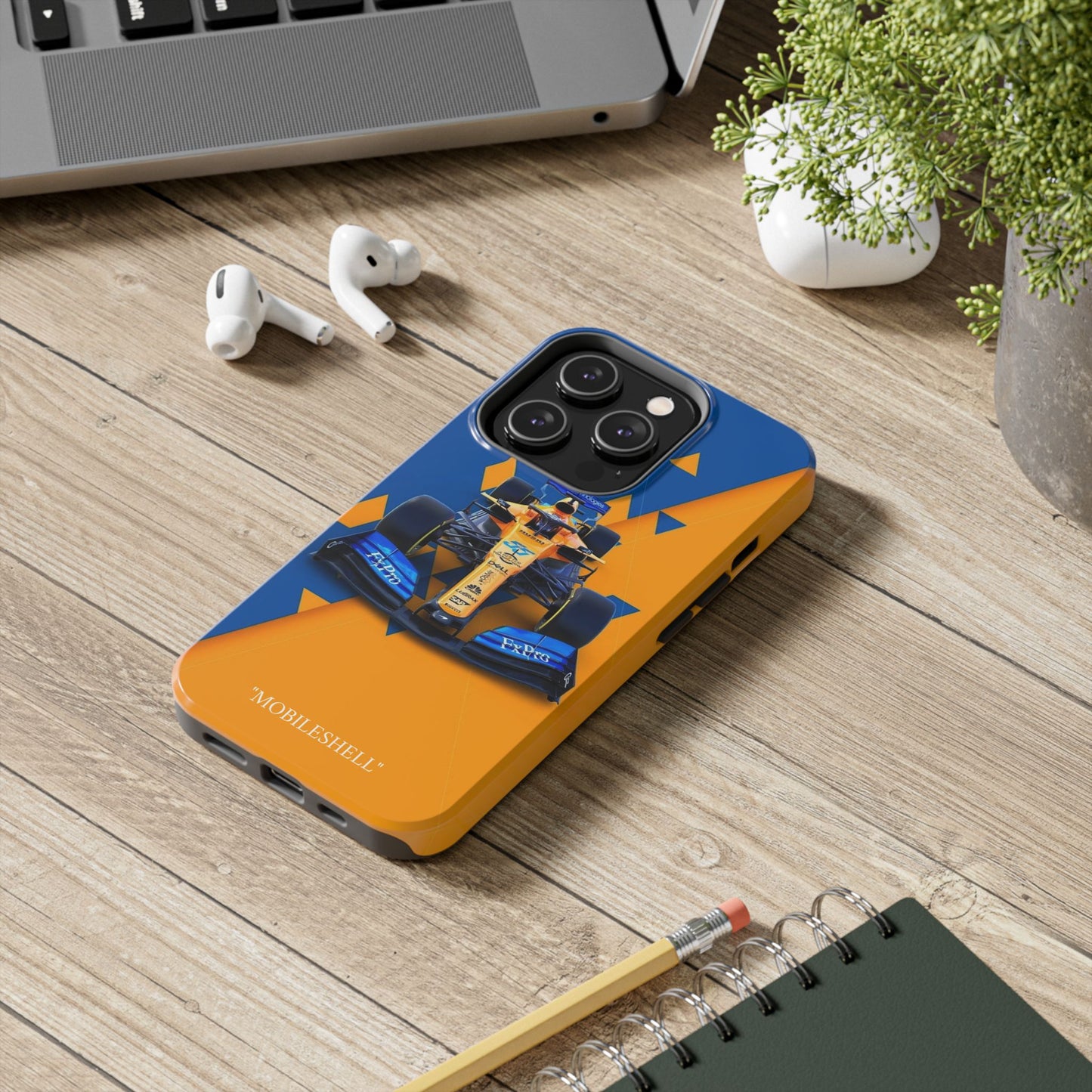 F1 team cartoon tough phone case