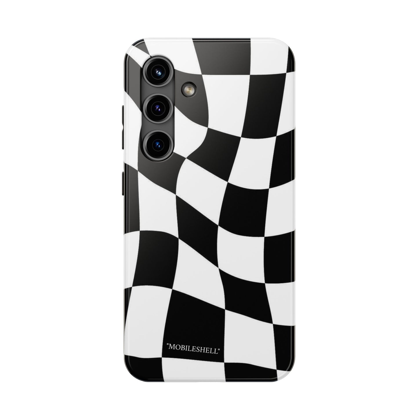 Checkers B&W tough phone case