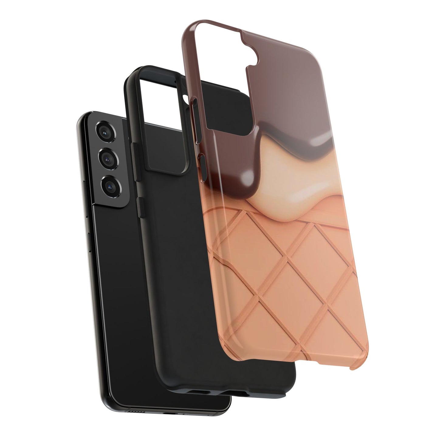 Ice cream drip Tough Phone Cases