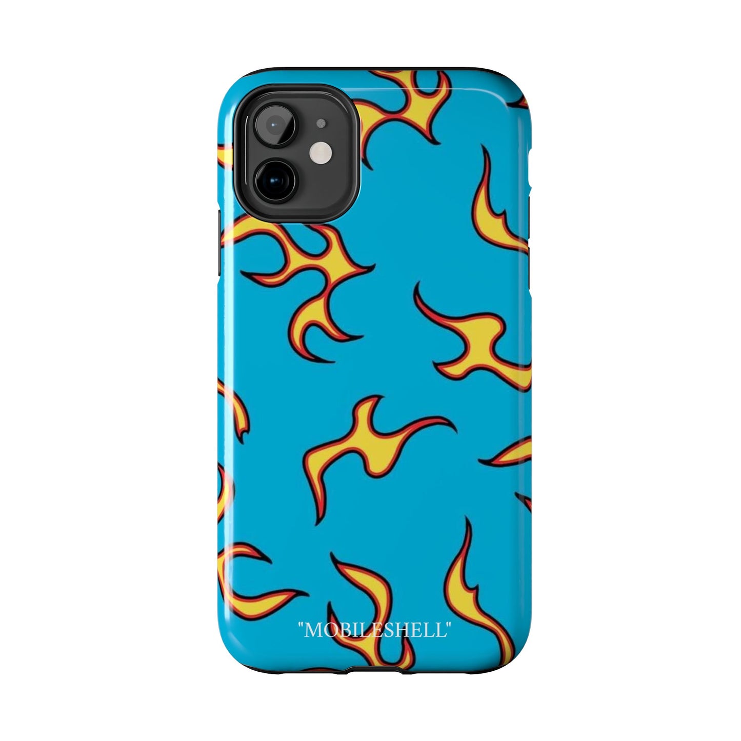 Blue Flame tough phone case