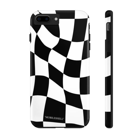 Checkers B&W tough phone case