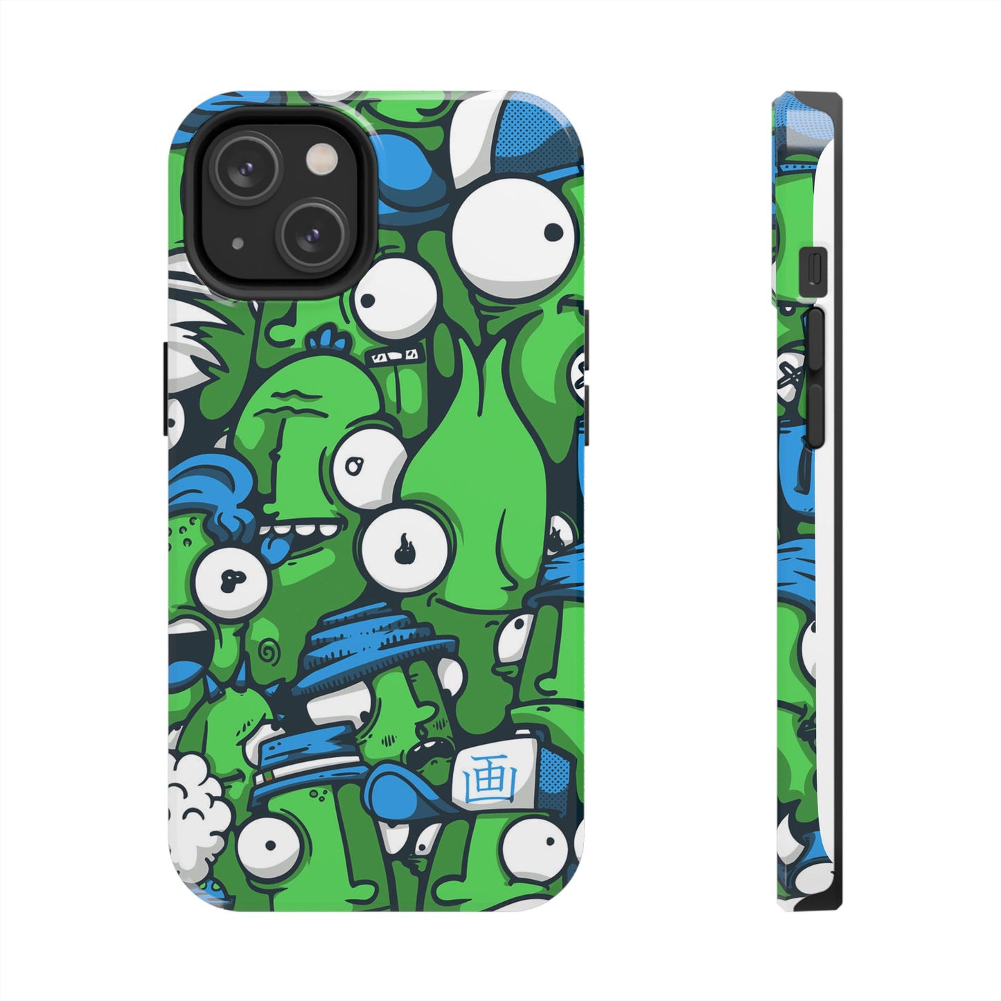 Whimsical Green Monster Phone Case