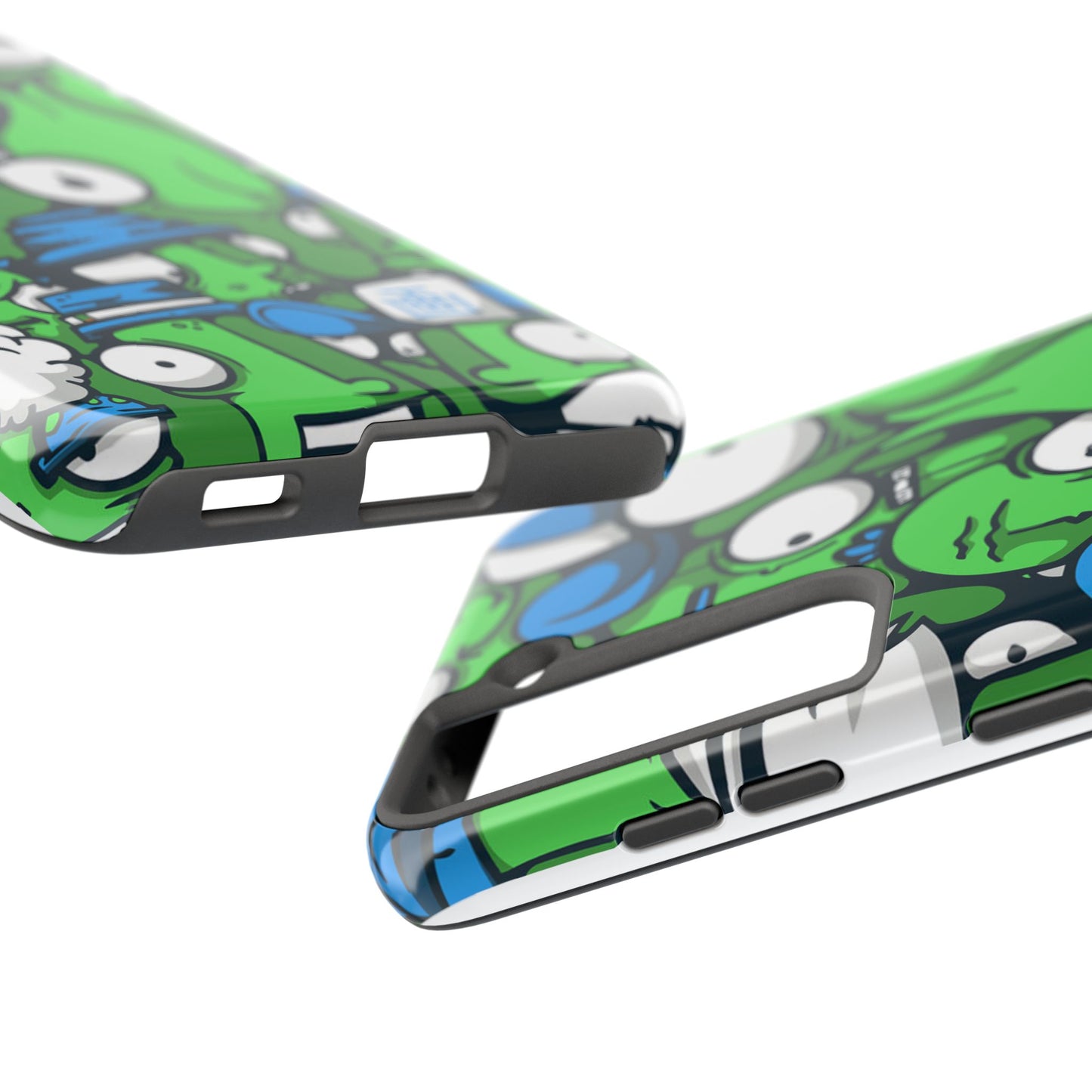 Whimsical Green Monster Phone Case