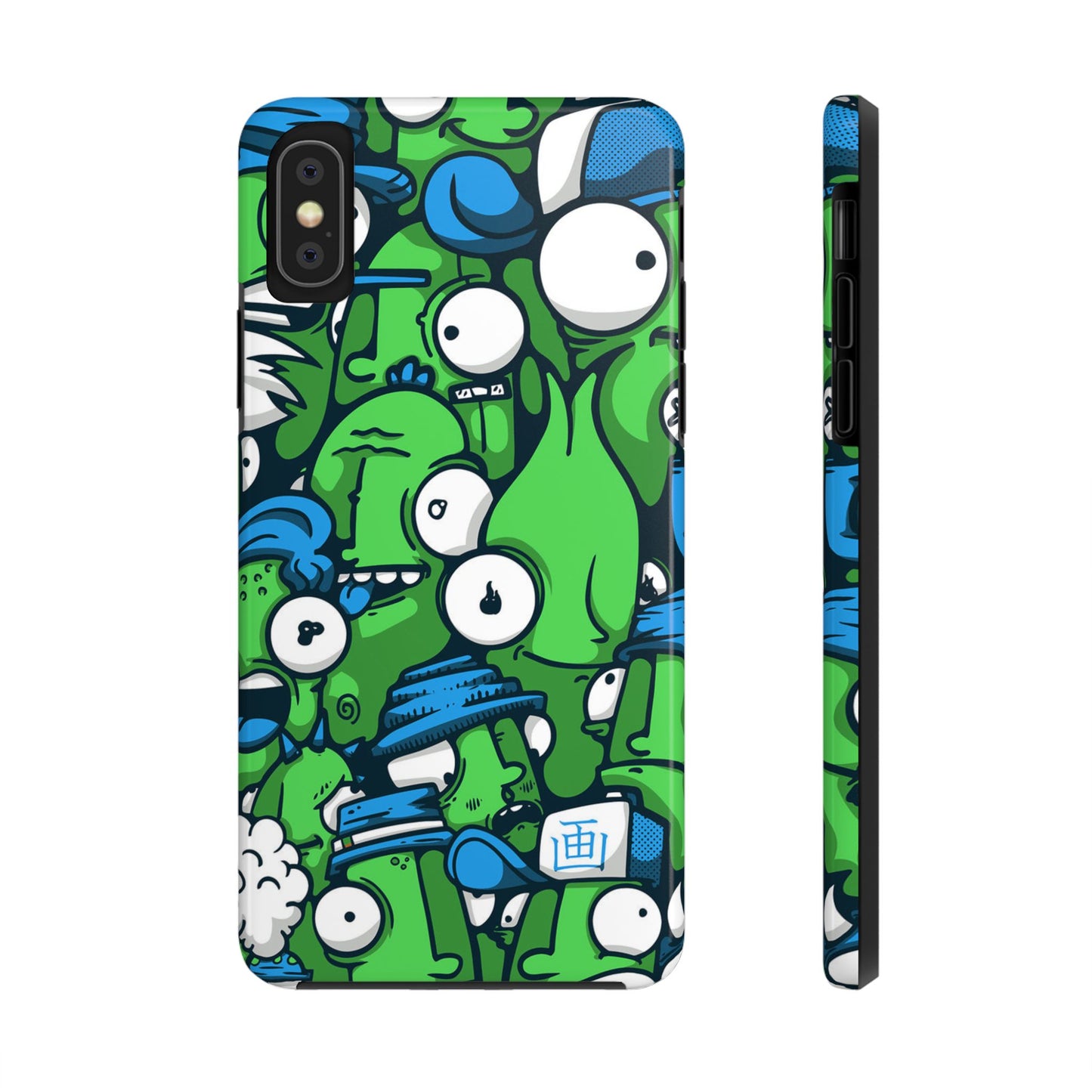 Whimsical Green Monster Phone Case