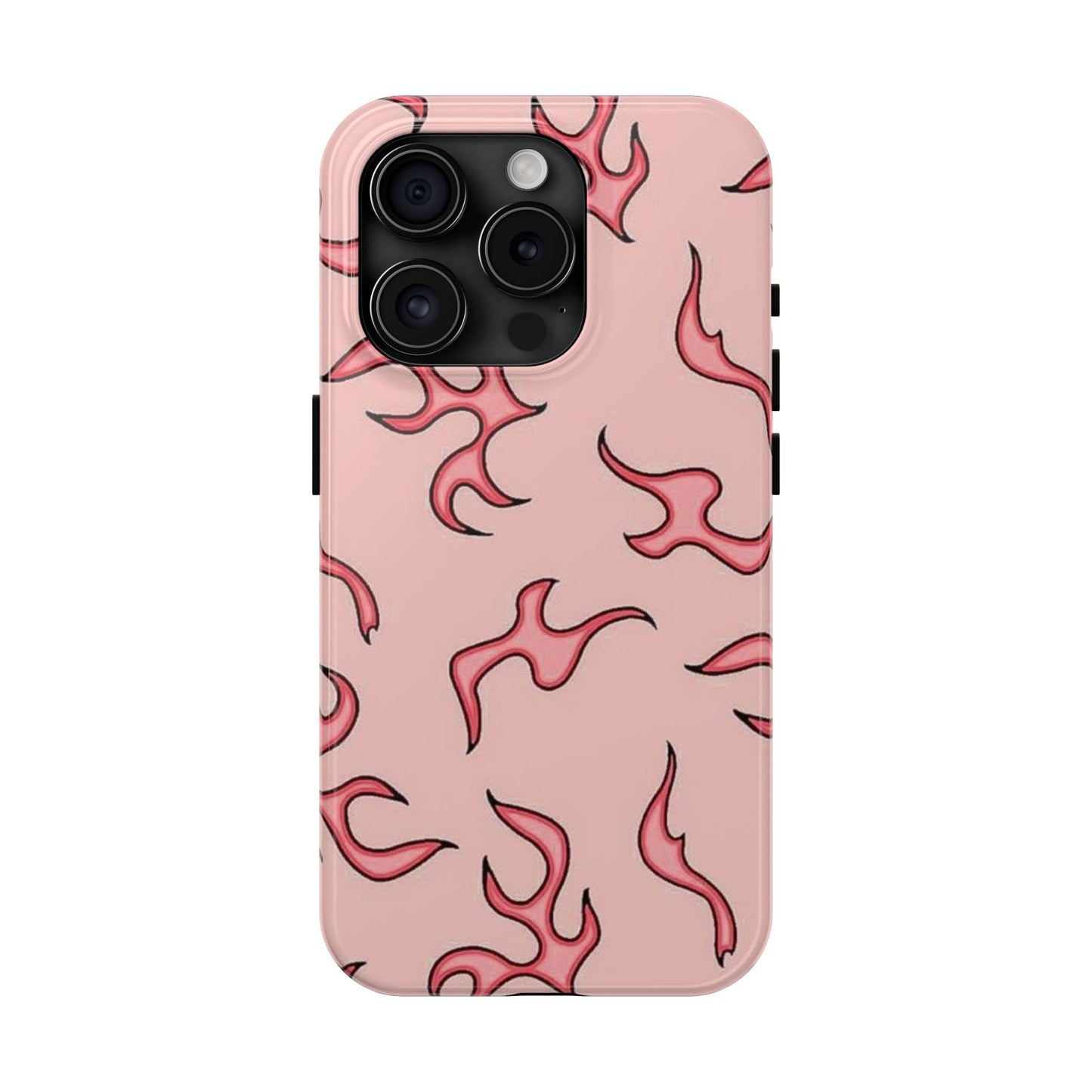 Stylish Flame Tough Phone Case