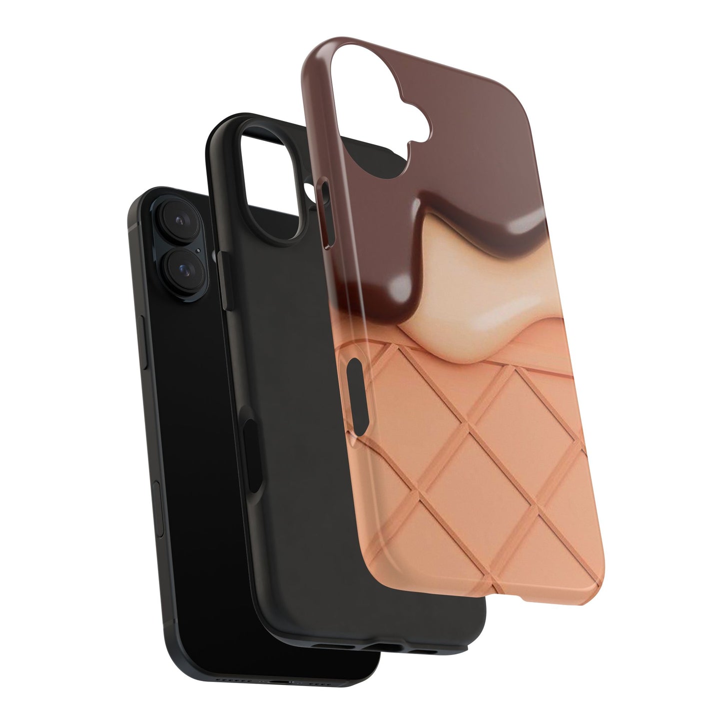 Ice cream drip Tough Phone Cases