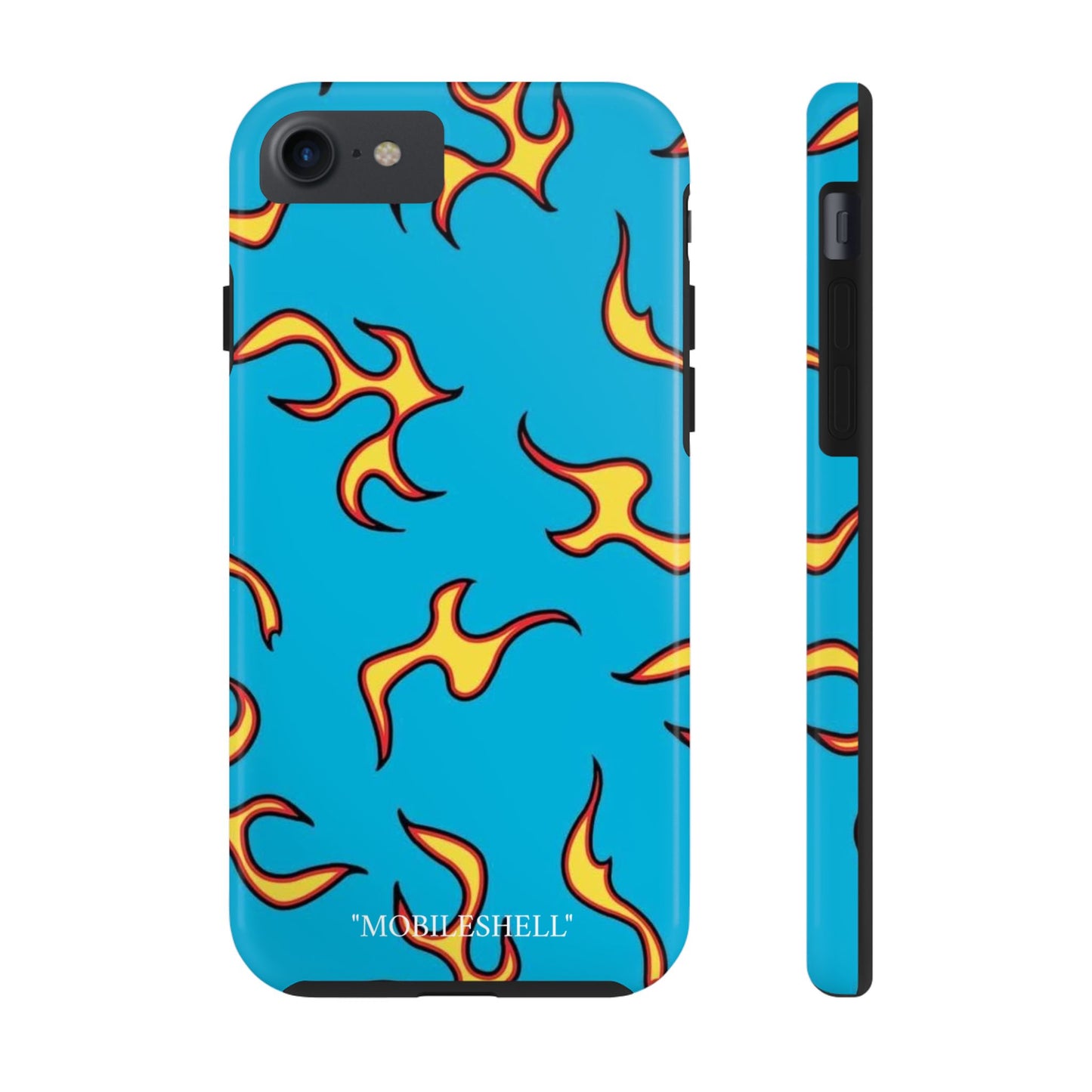 Blue Flame tough phone case