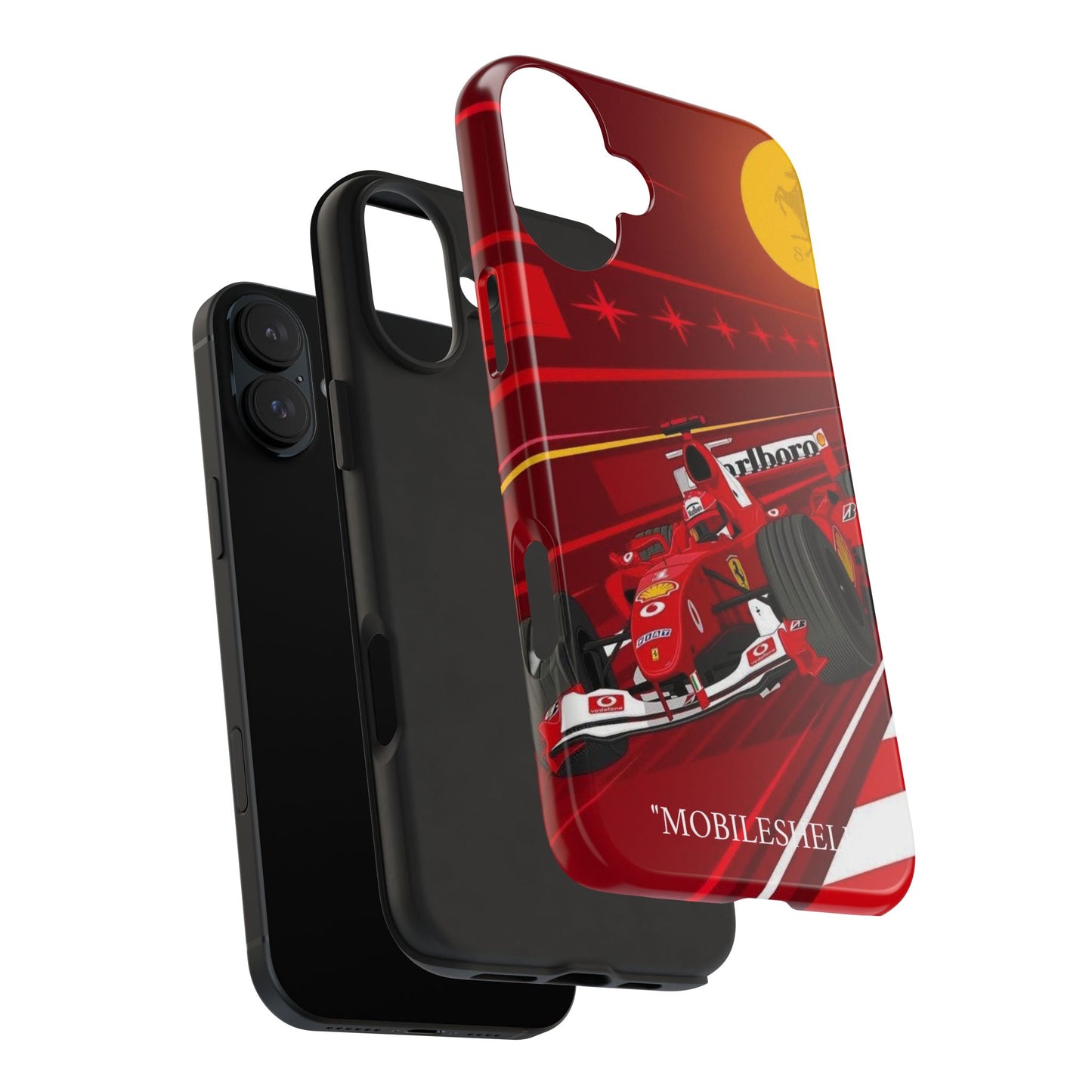 F1 Ferrari team car tough phone case