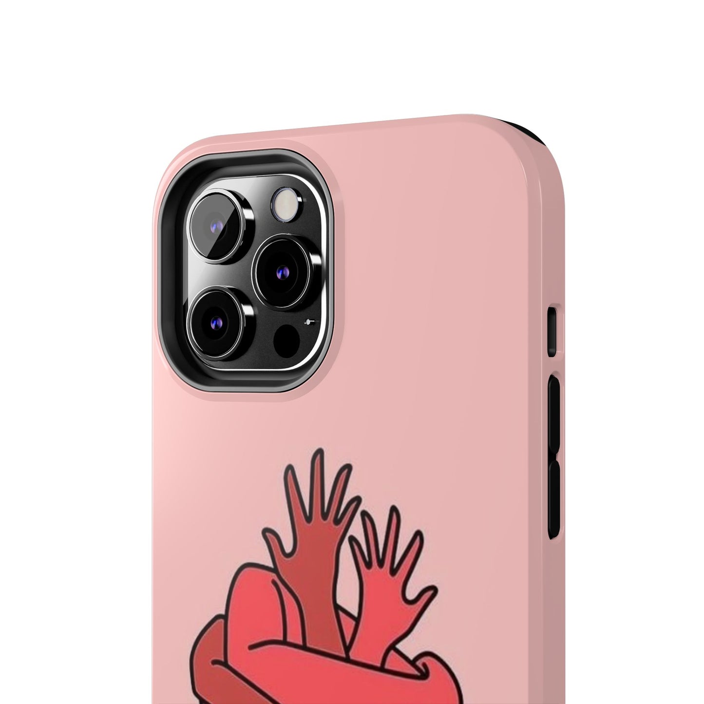 Artistic Heart Embrace Phone Case