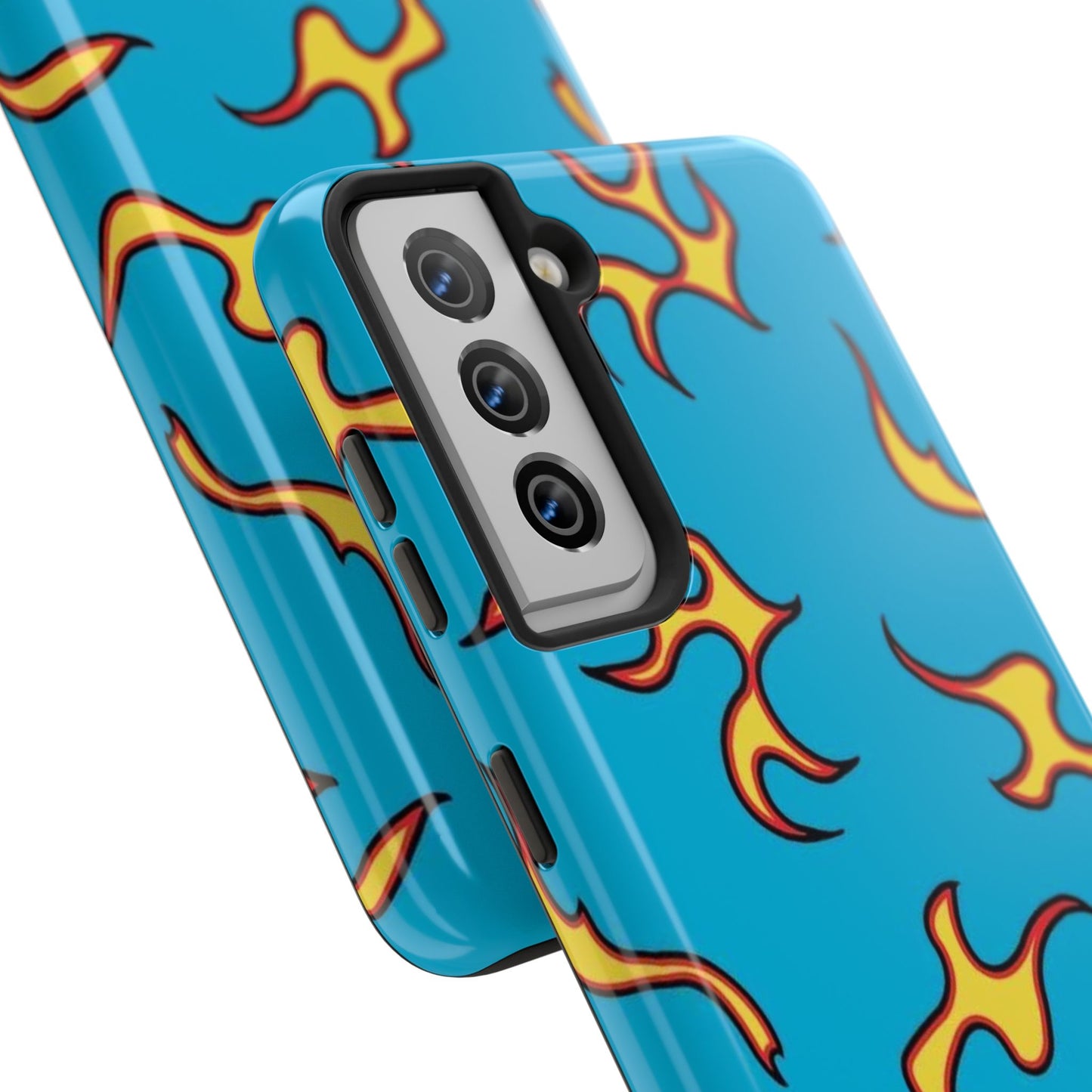 Blue Flame tough phone case