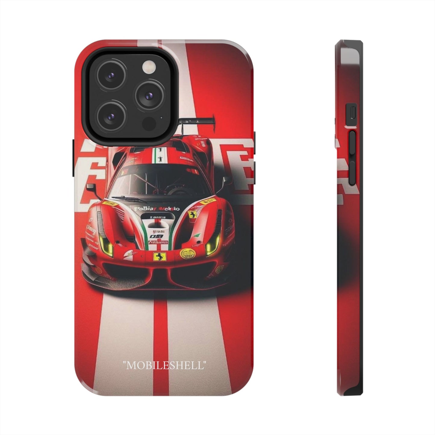 Red Ferrari tough phone case