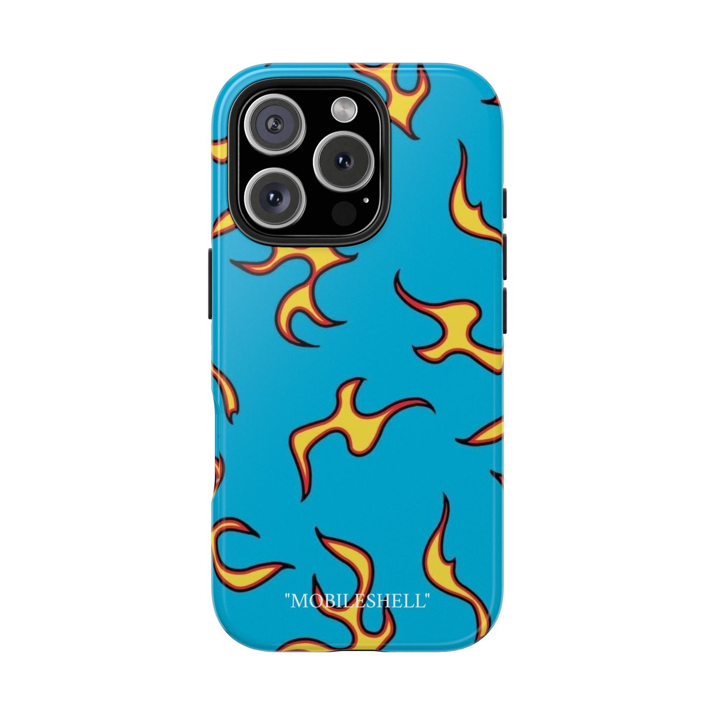 Blue Flame tough phone case