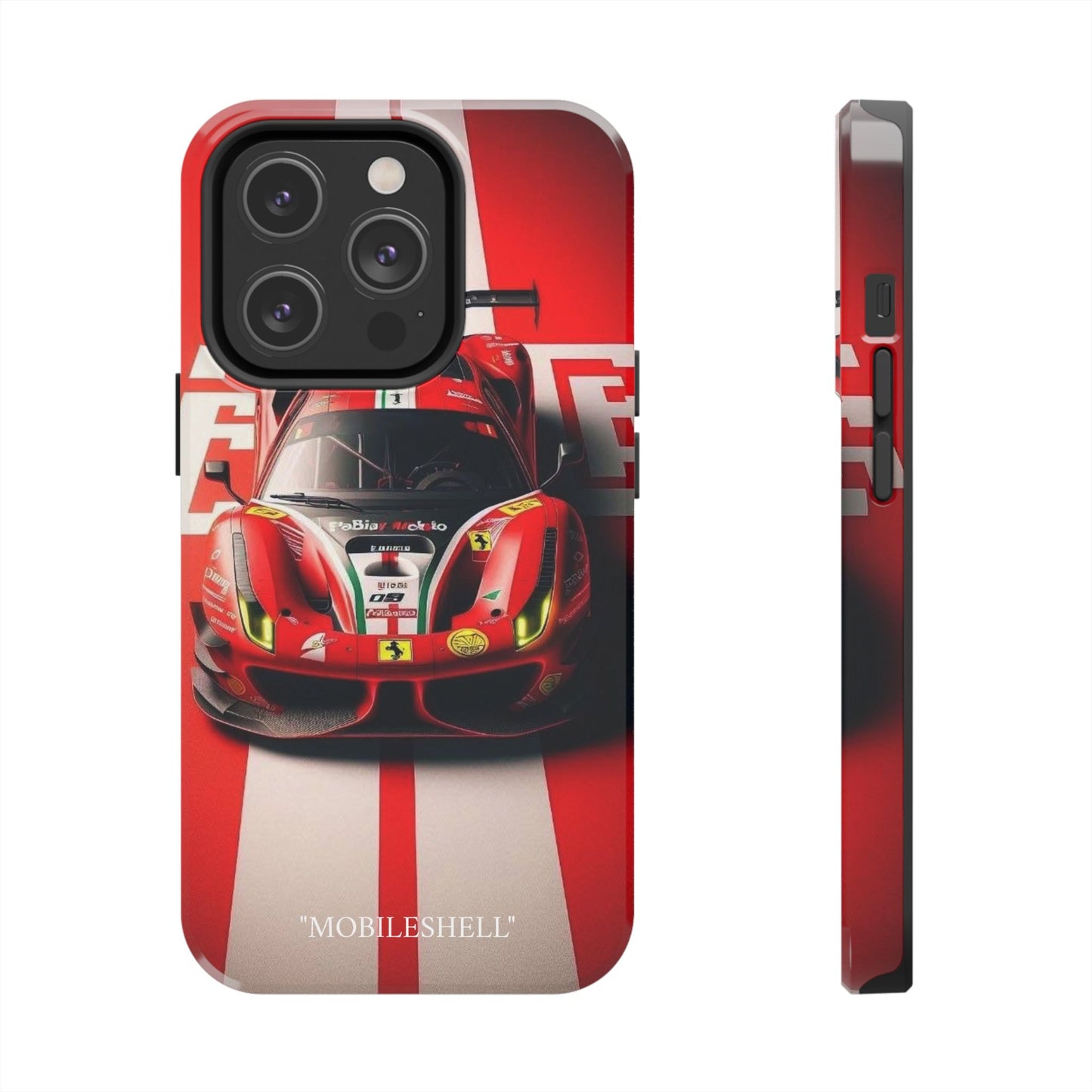 Red Ferrari tough phone case