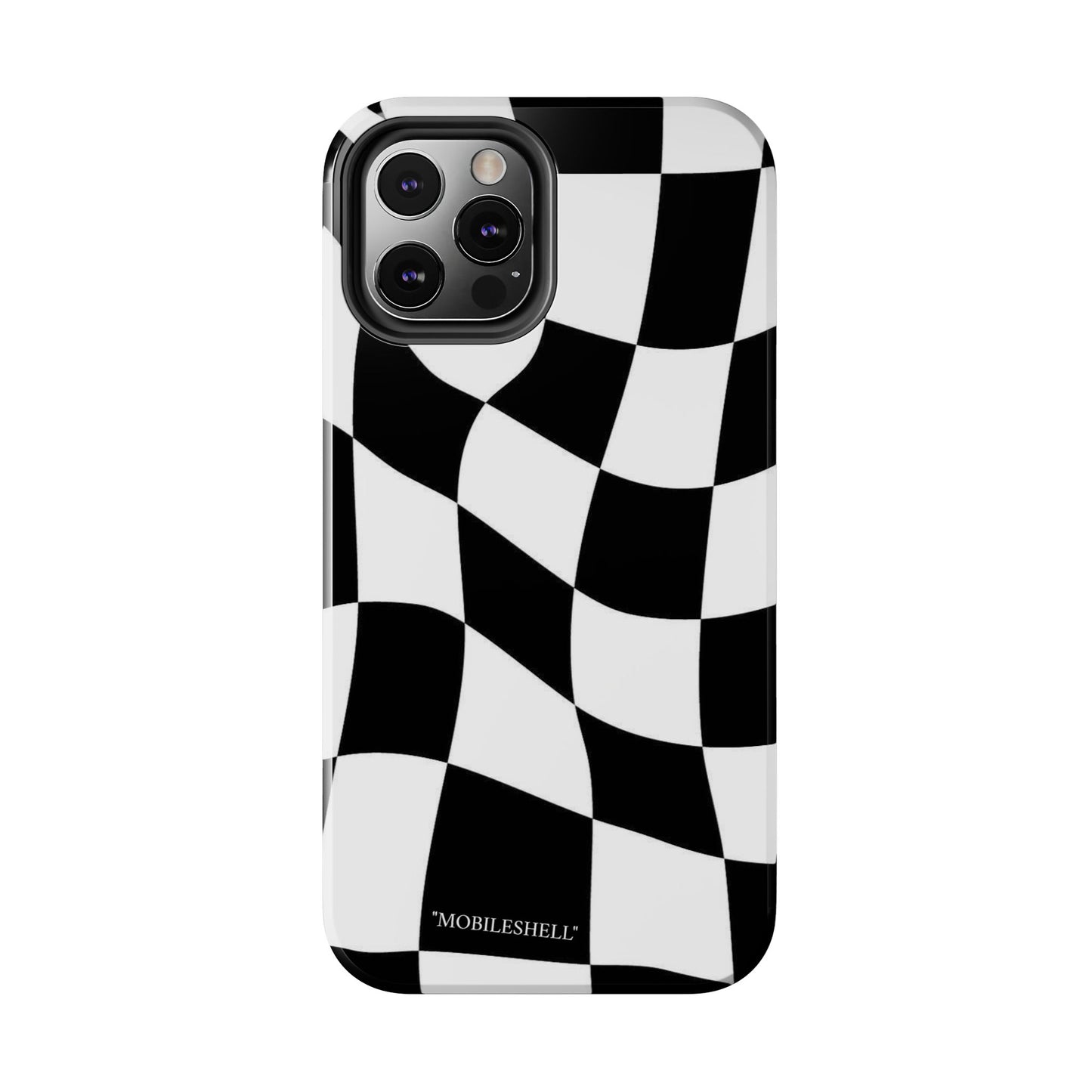 Checkers B&W tough phone case