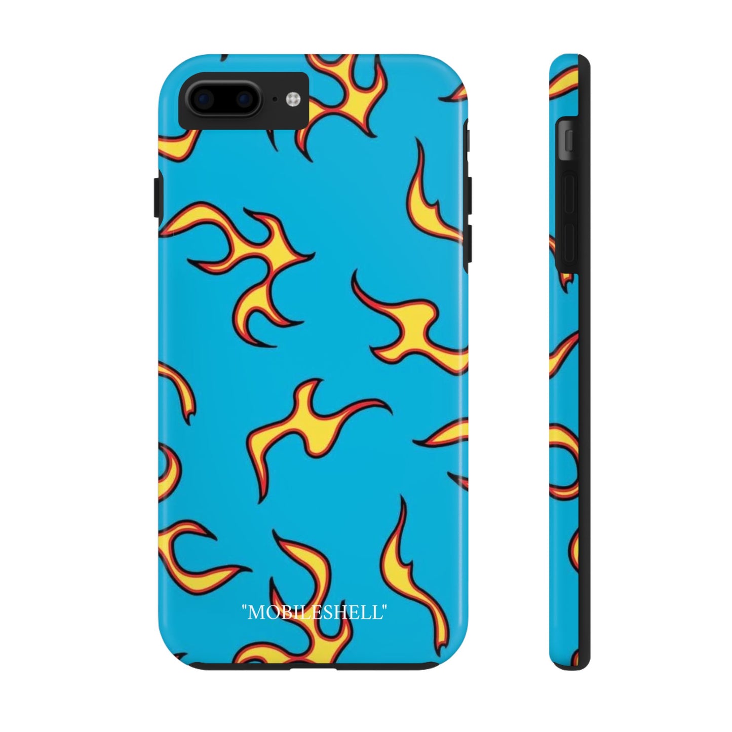 Blue Flame tough phone case