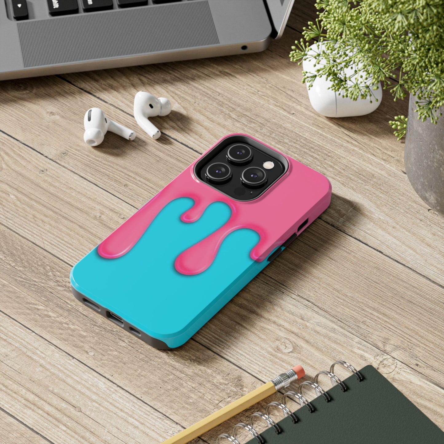 Colorful Drip Tough Phone Case