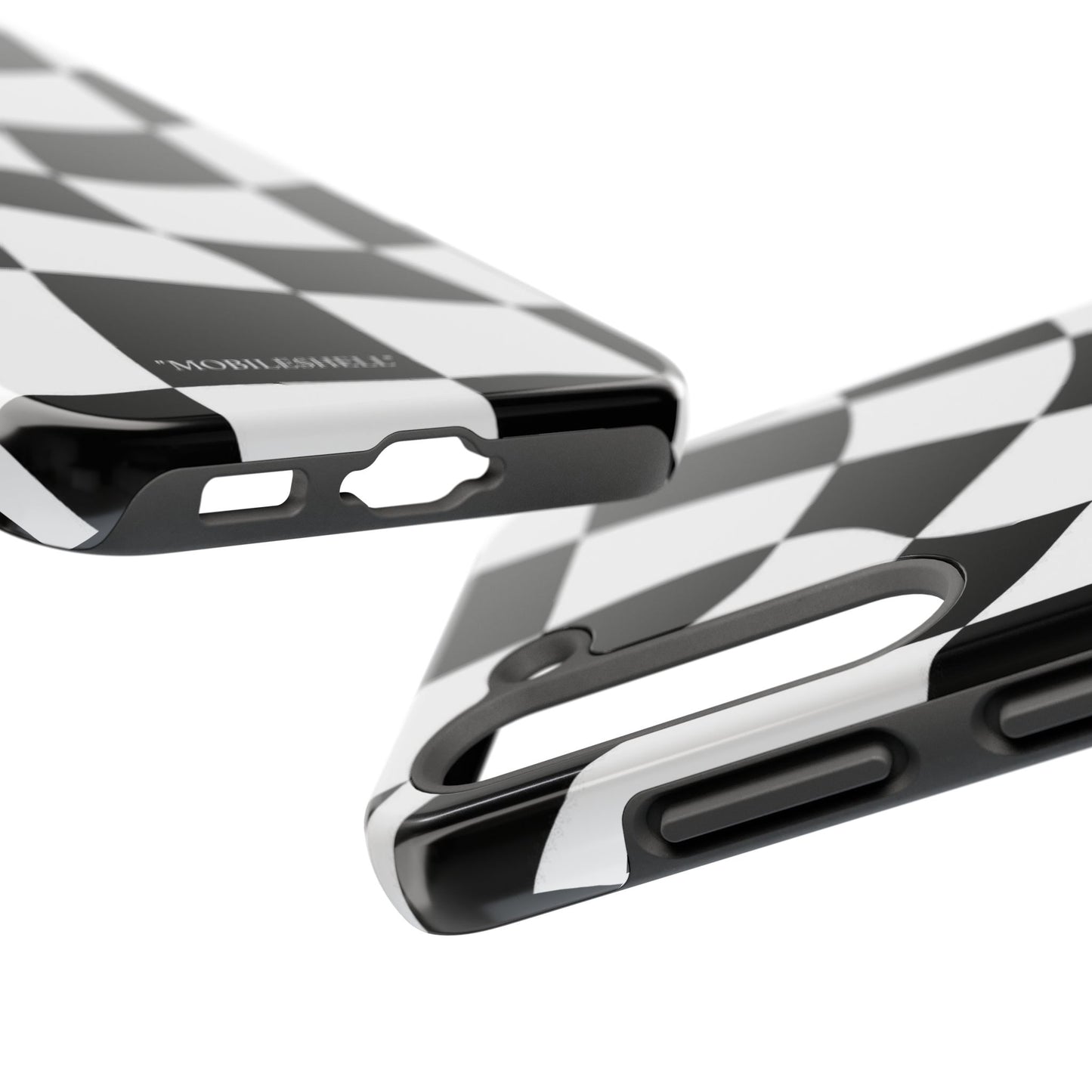 Checkers B&W tough phone case