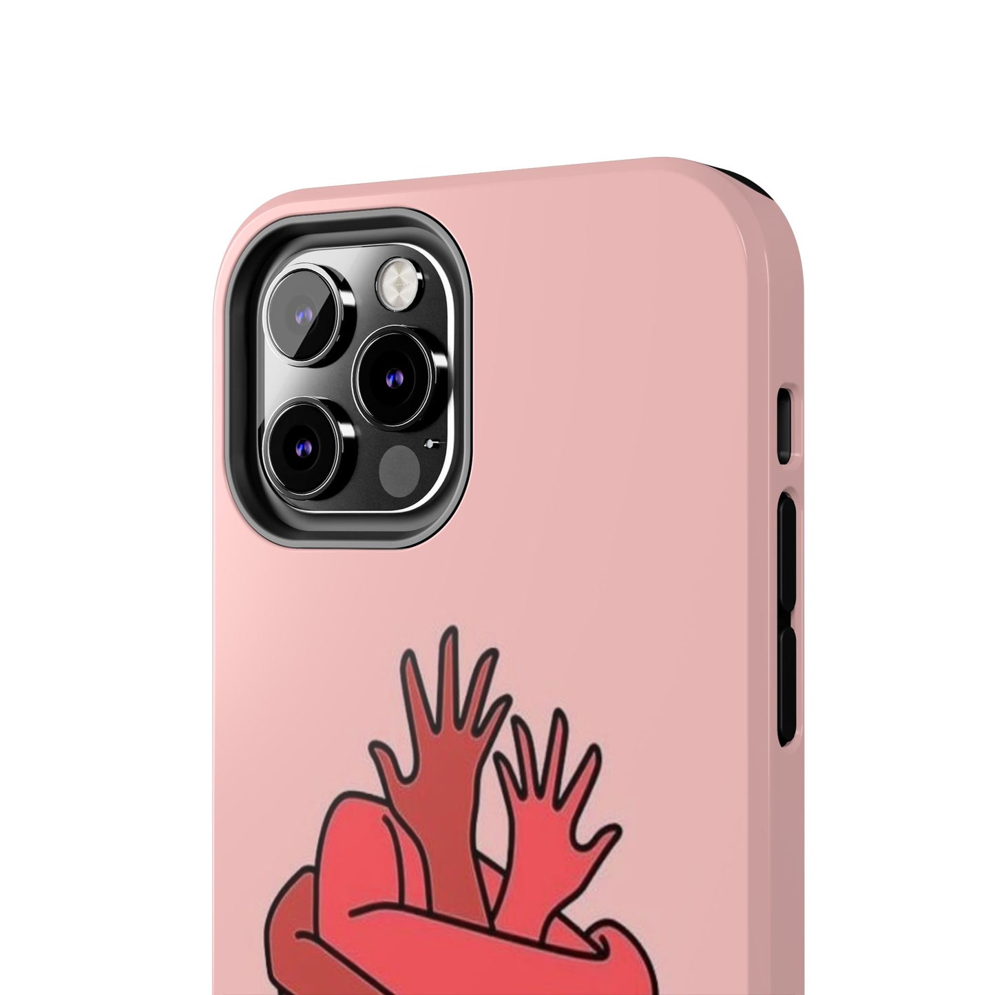 Artistic Heart Embrace Phone Case