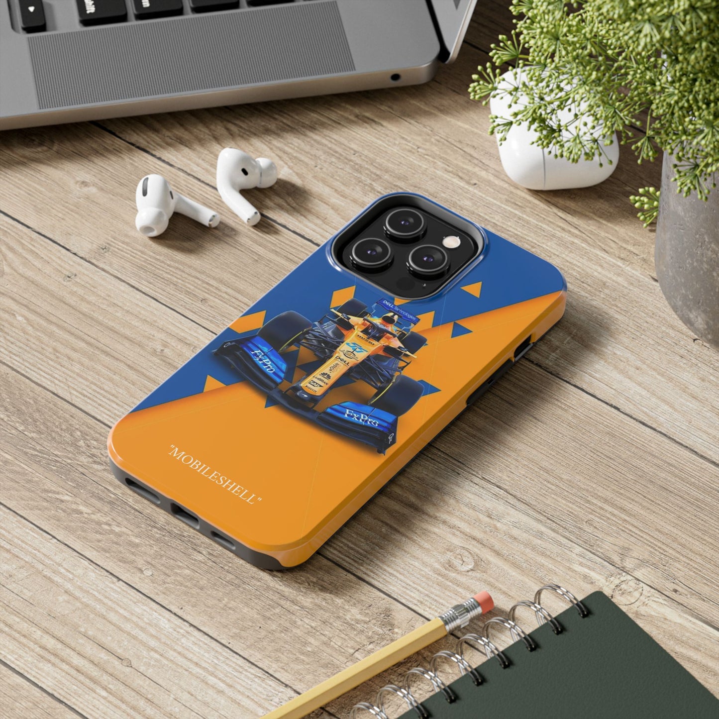 F1 team cartoon tough phone case