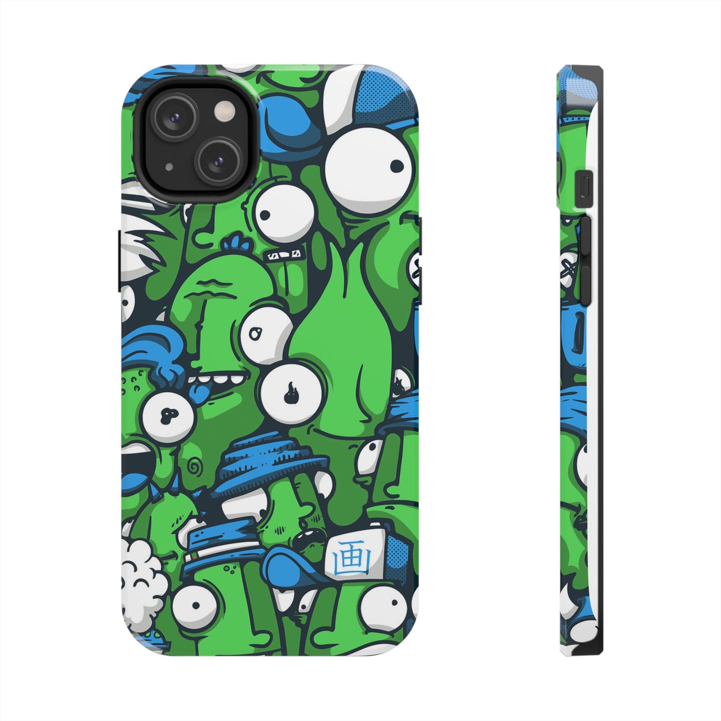 Whimsical Green Monster Phone Case