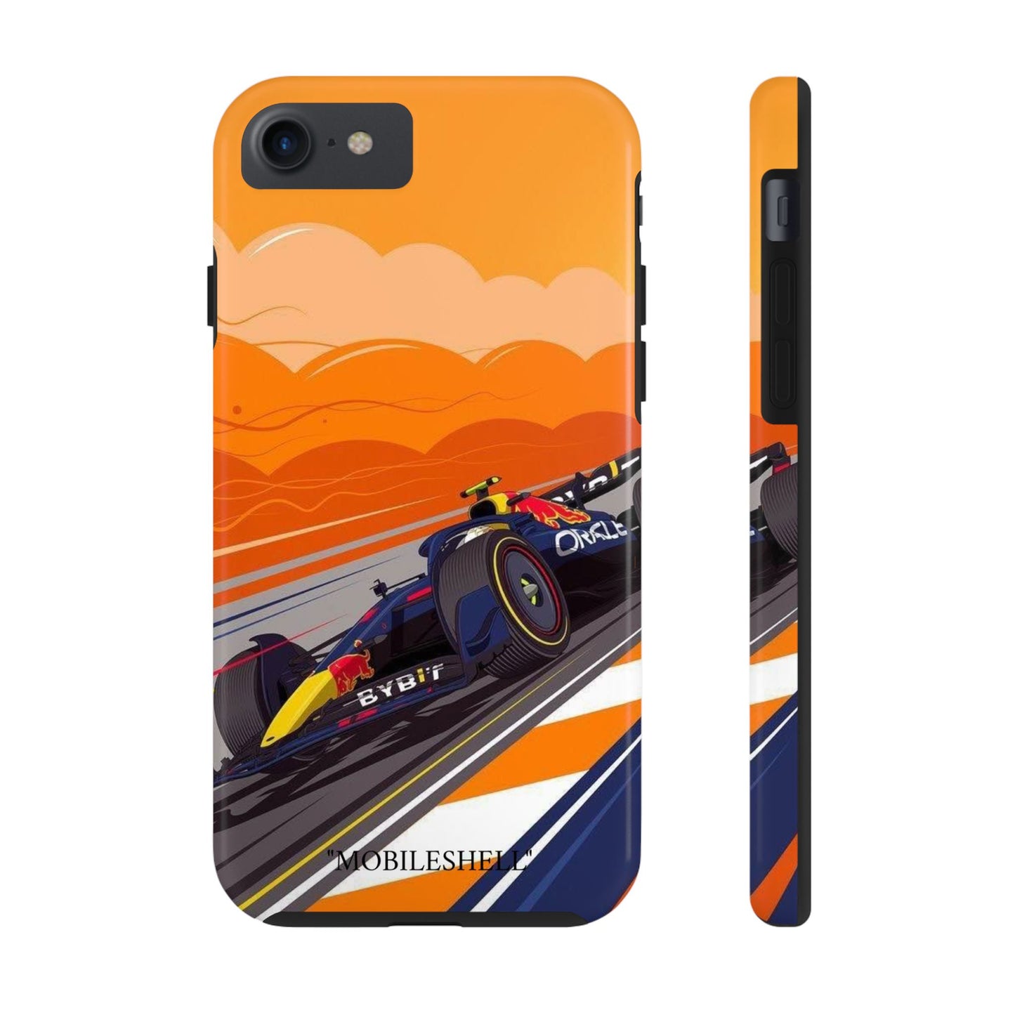 F1 Redbull cartoon tough phone case