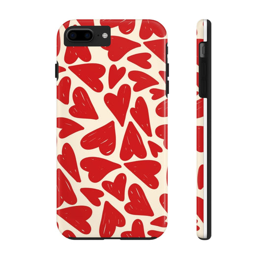 Red Heart Tough Phone Cases