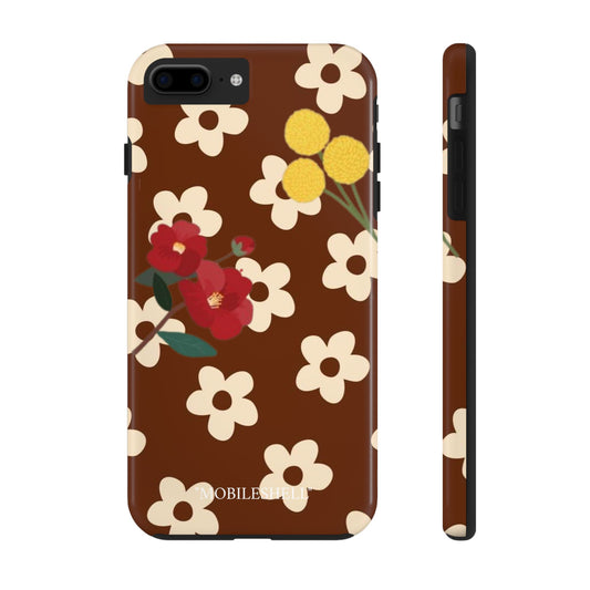 Flower vibe tough phone case