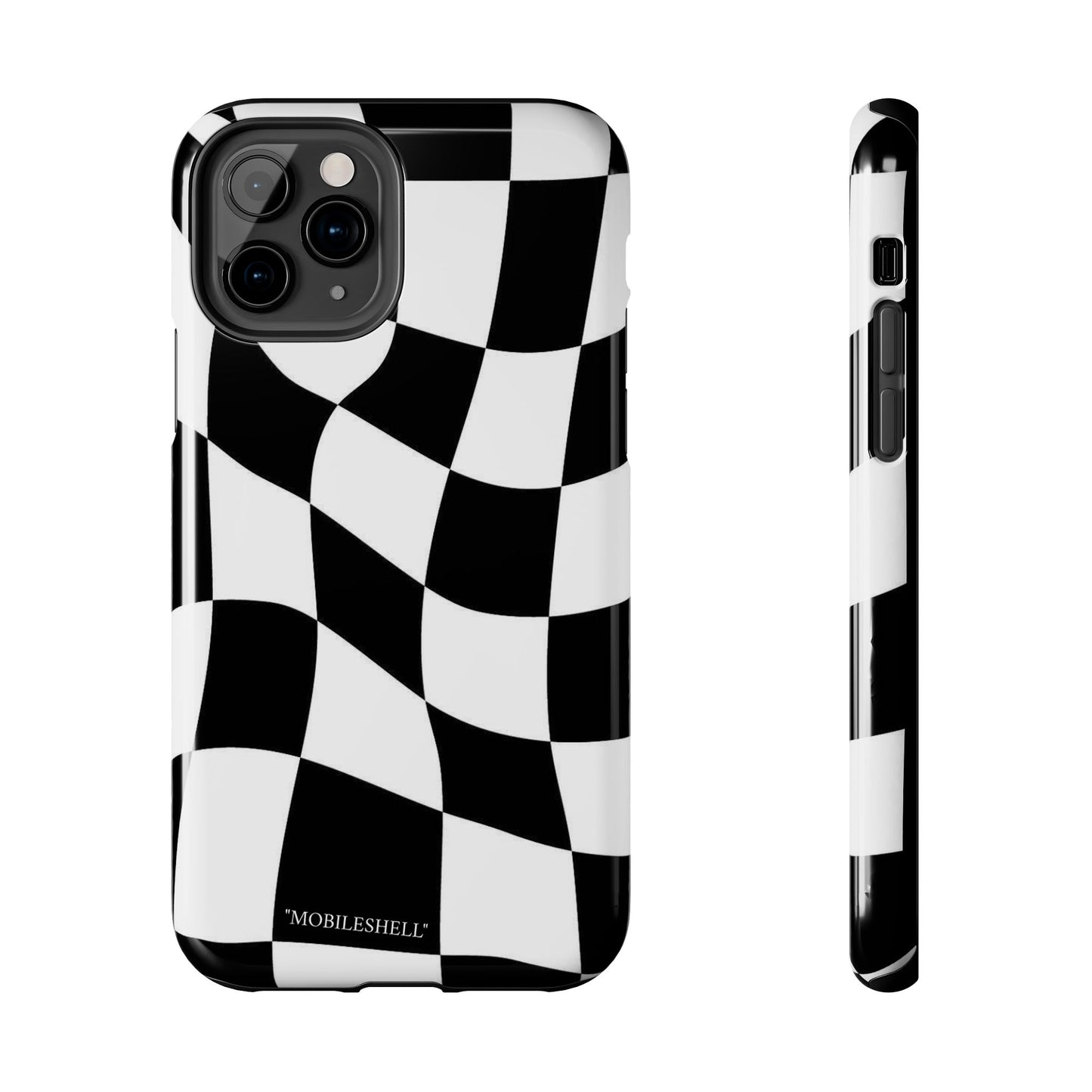 Checkers B&W tough phone case