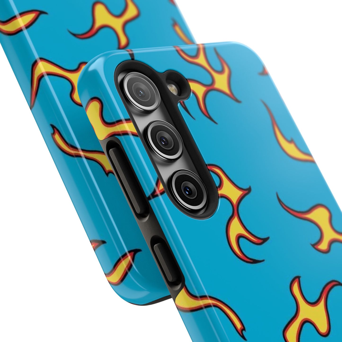 Blue Flame tough phone case