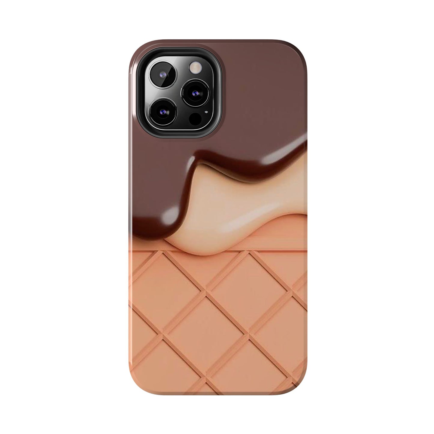 Ice cream drip Tough Phone Cases