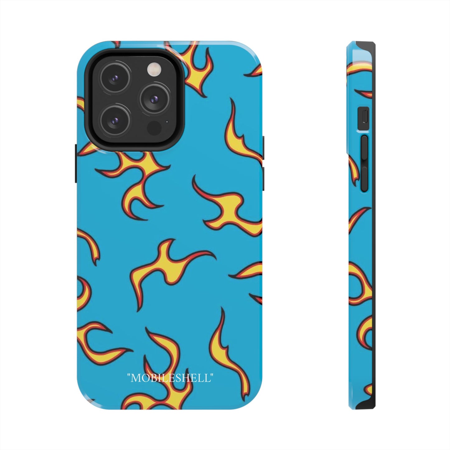 Blue Flame tough phone case