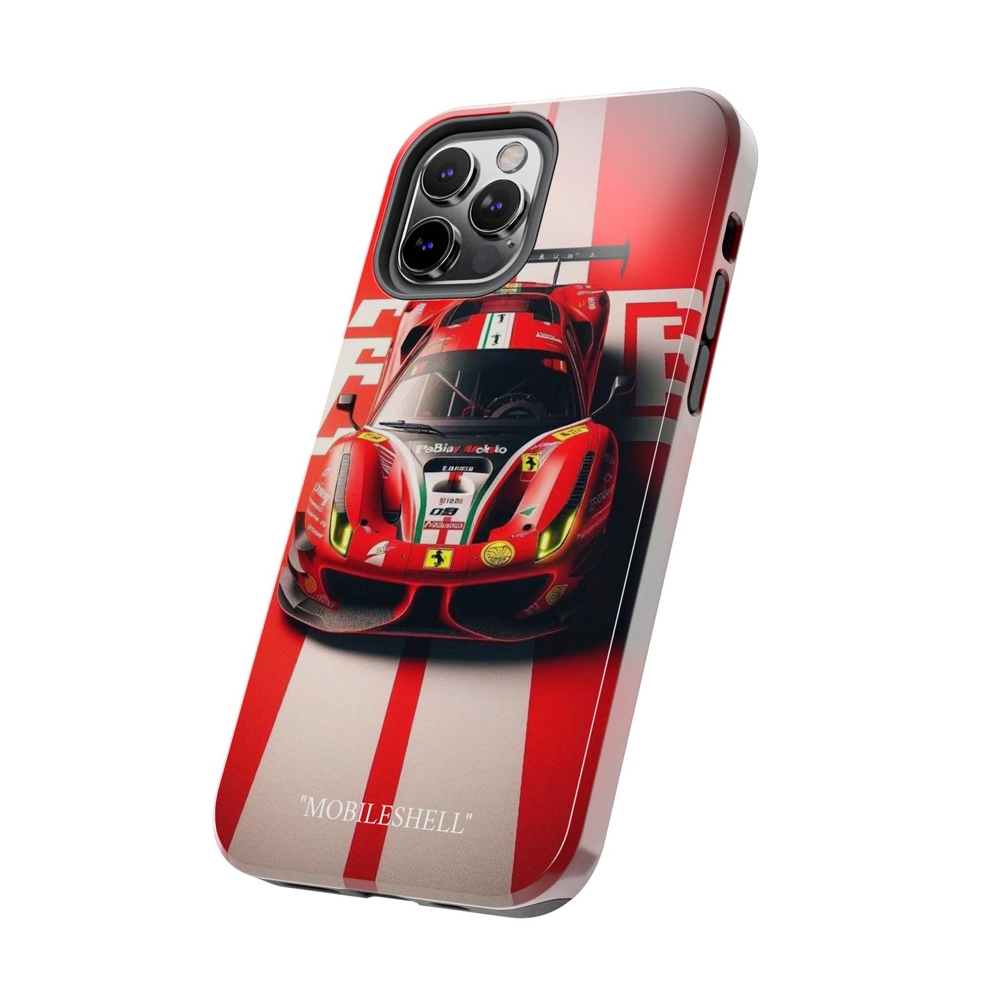 Red Ferrari tough phone case