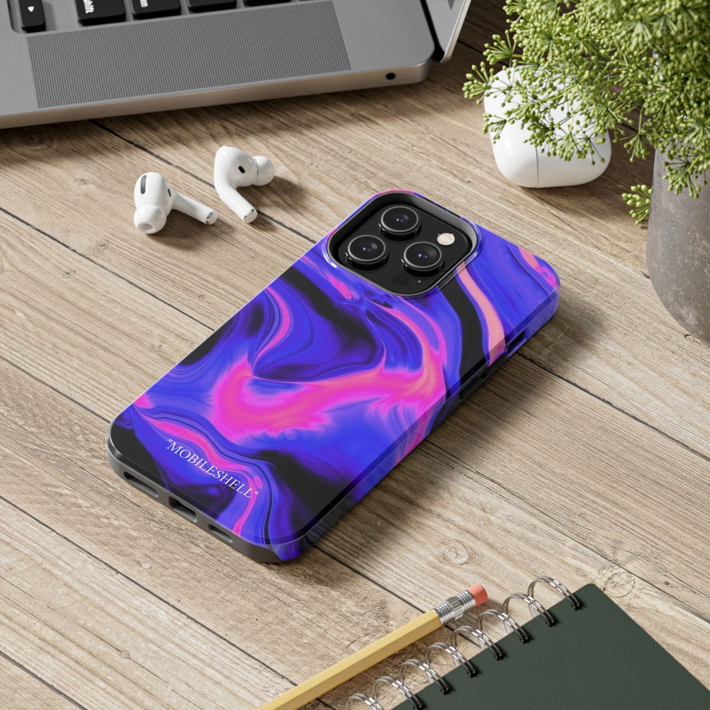 Purple pink dizzy tough case