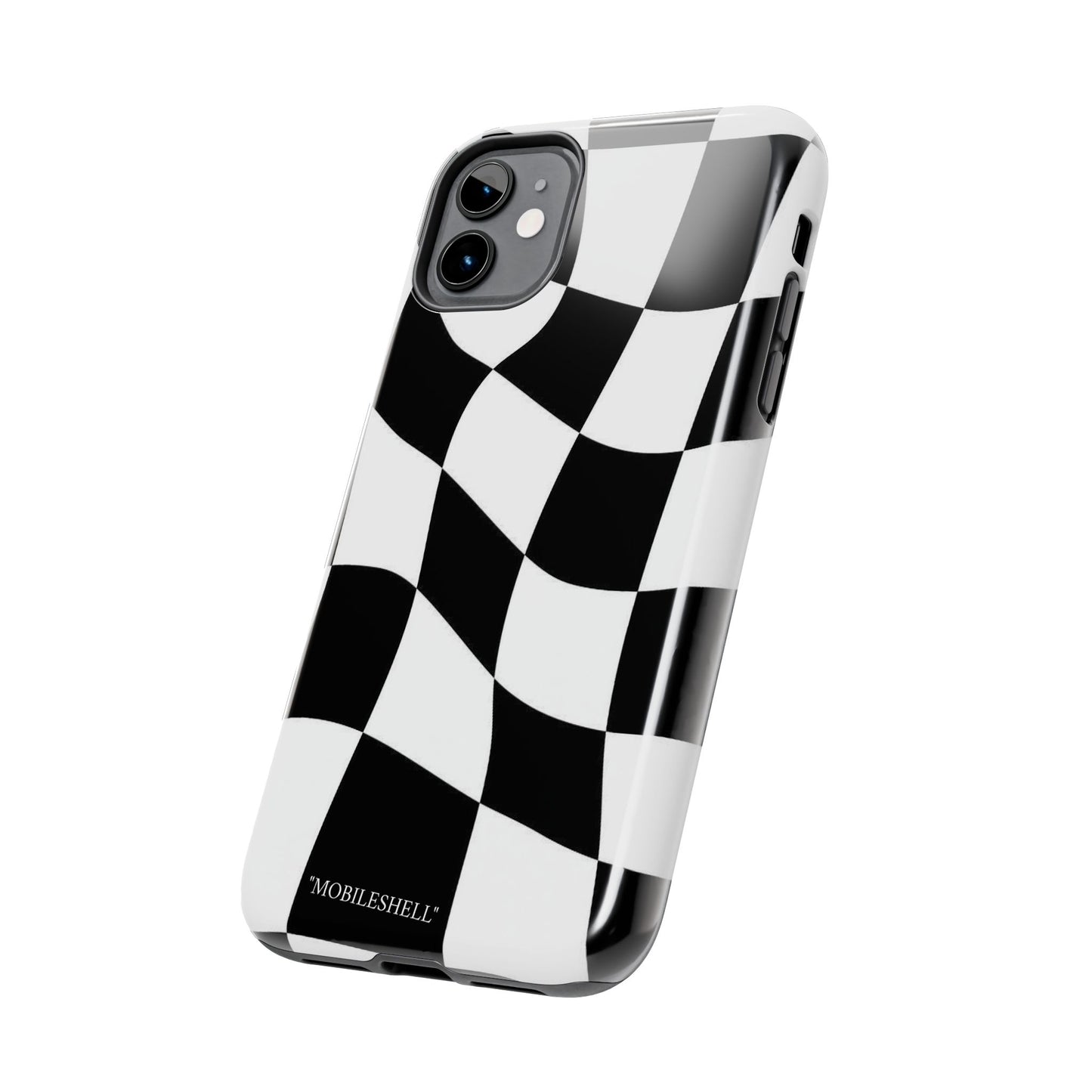 Checkers B&W tough phone case