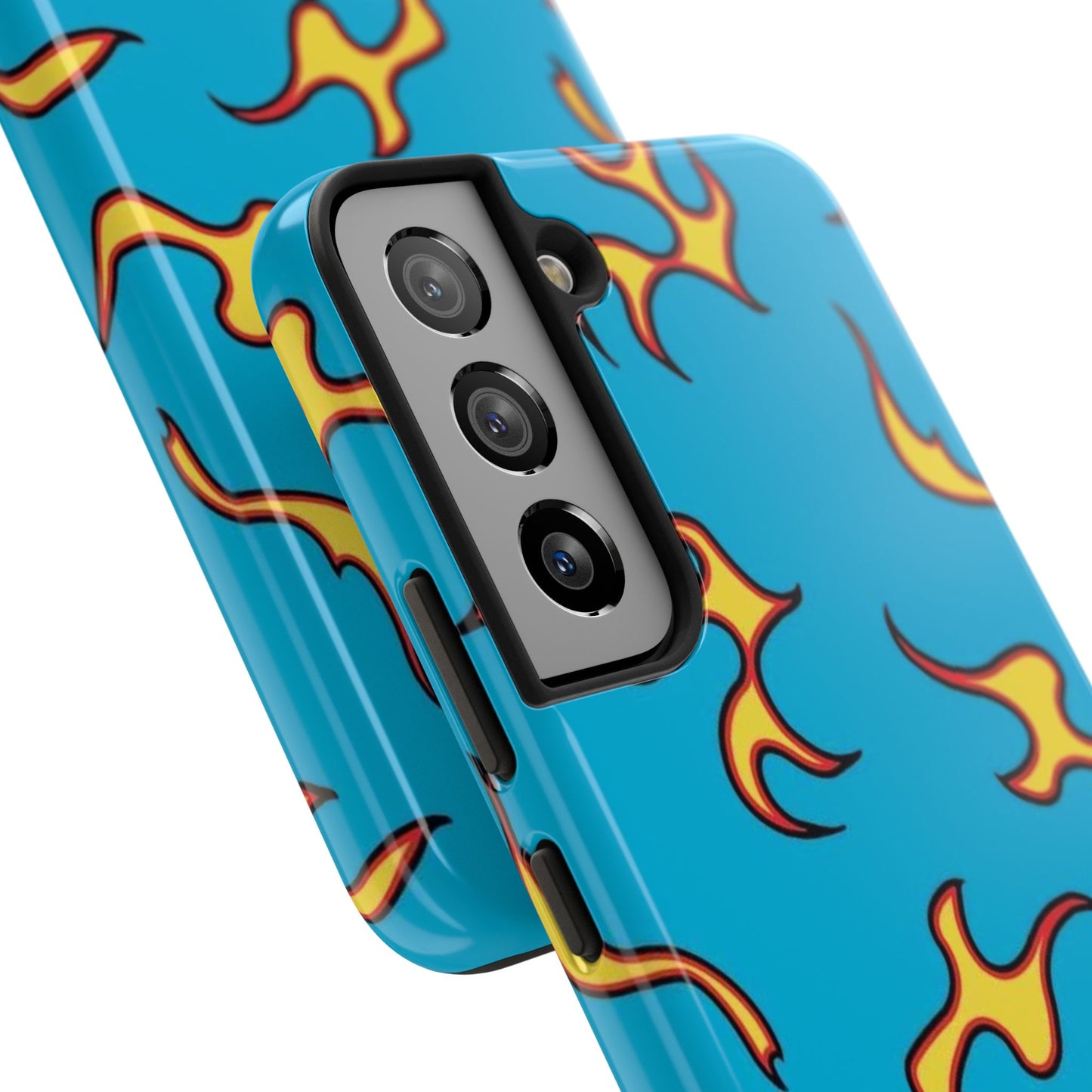 Blue Flame tough phone case