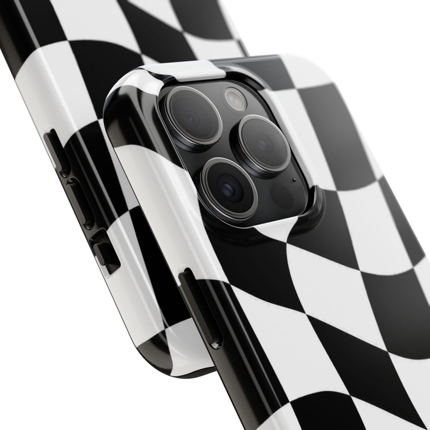 Checkers B&W tough phone case