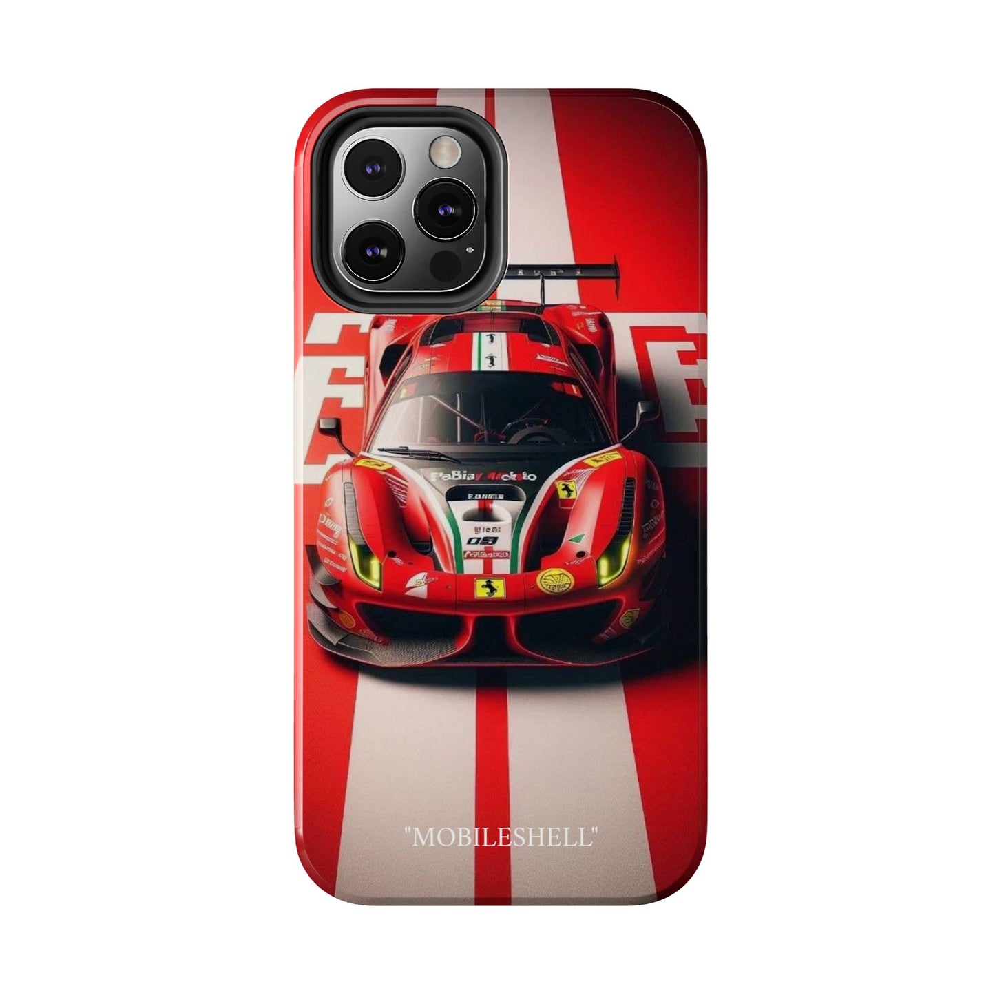 Red Ferrari tough phone case