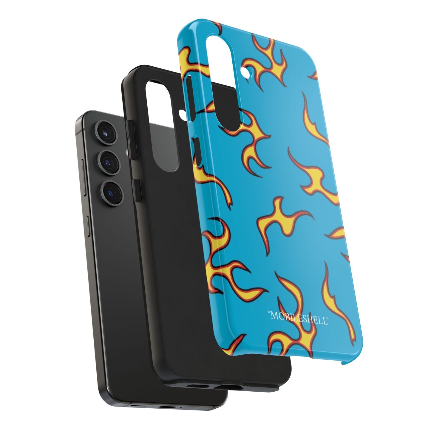 Blue Flame tough phone case