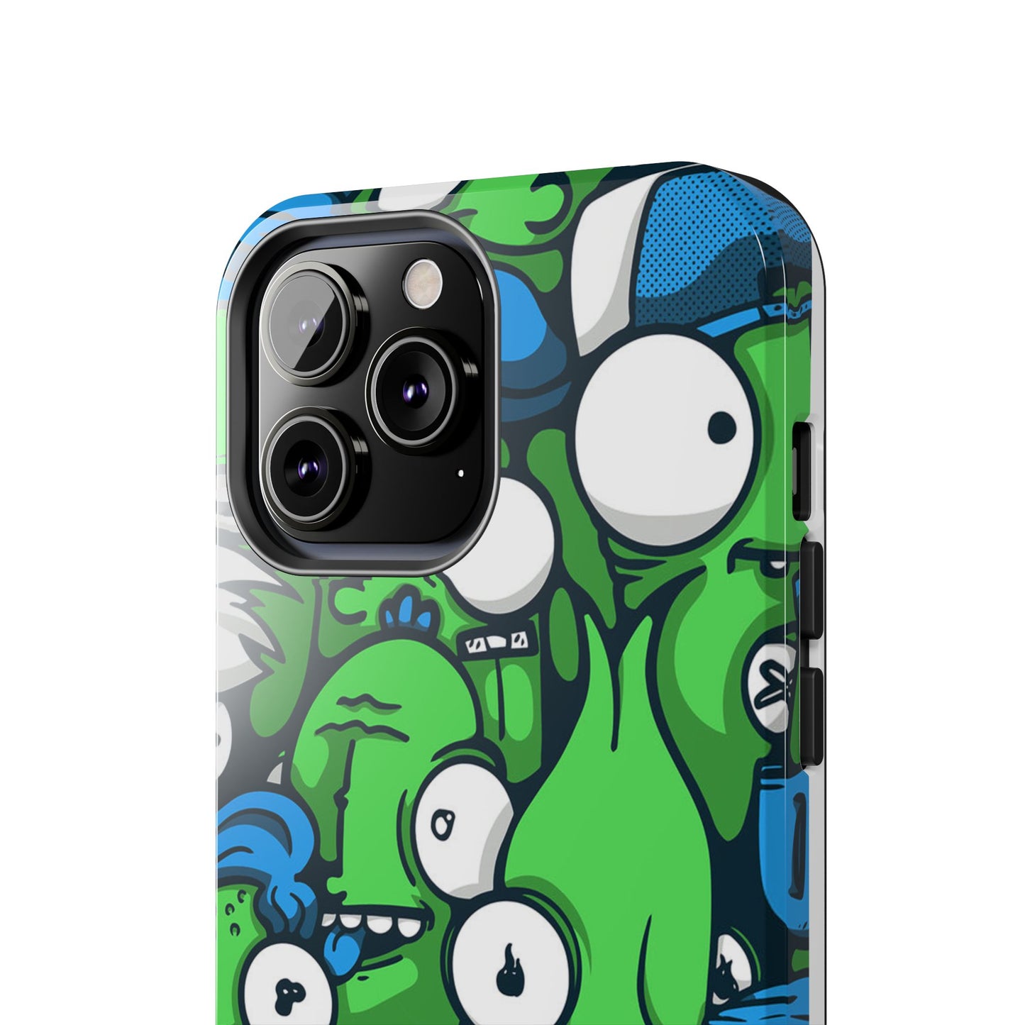 Whimsical Green Monster Phone Case