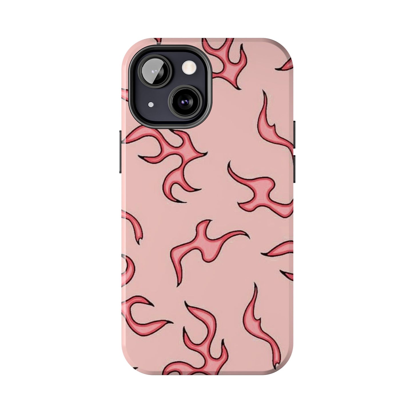 Stylish Flame Tough Phone Case