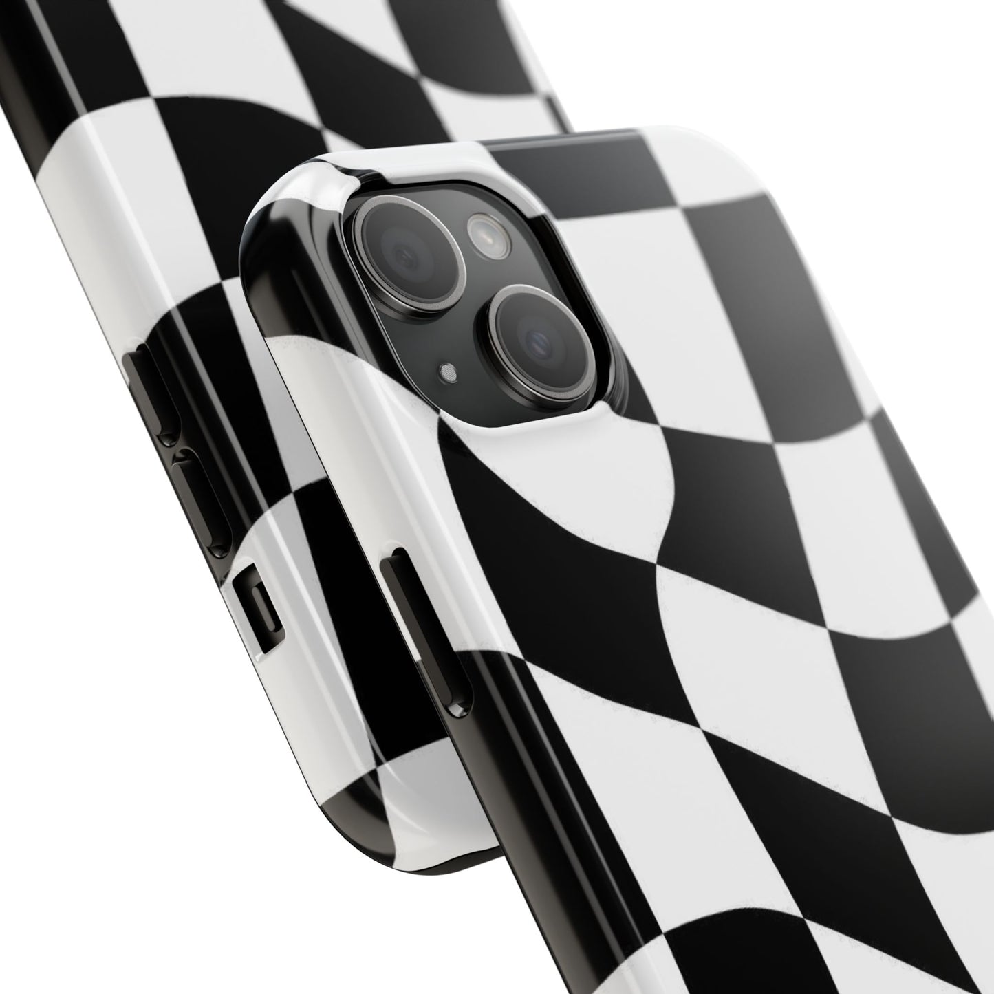 Checkers B&W tough phone case