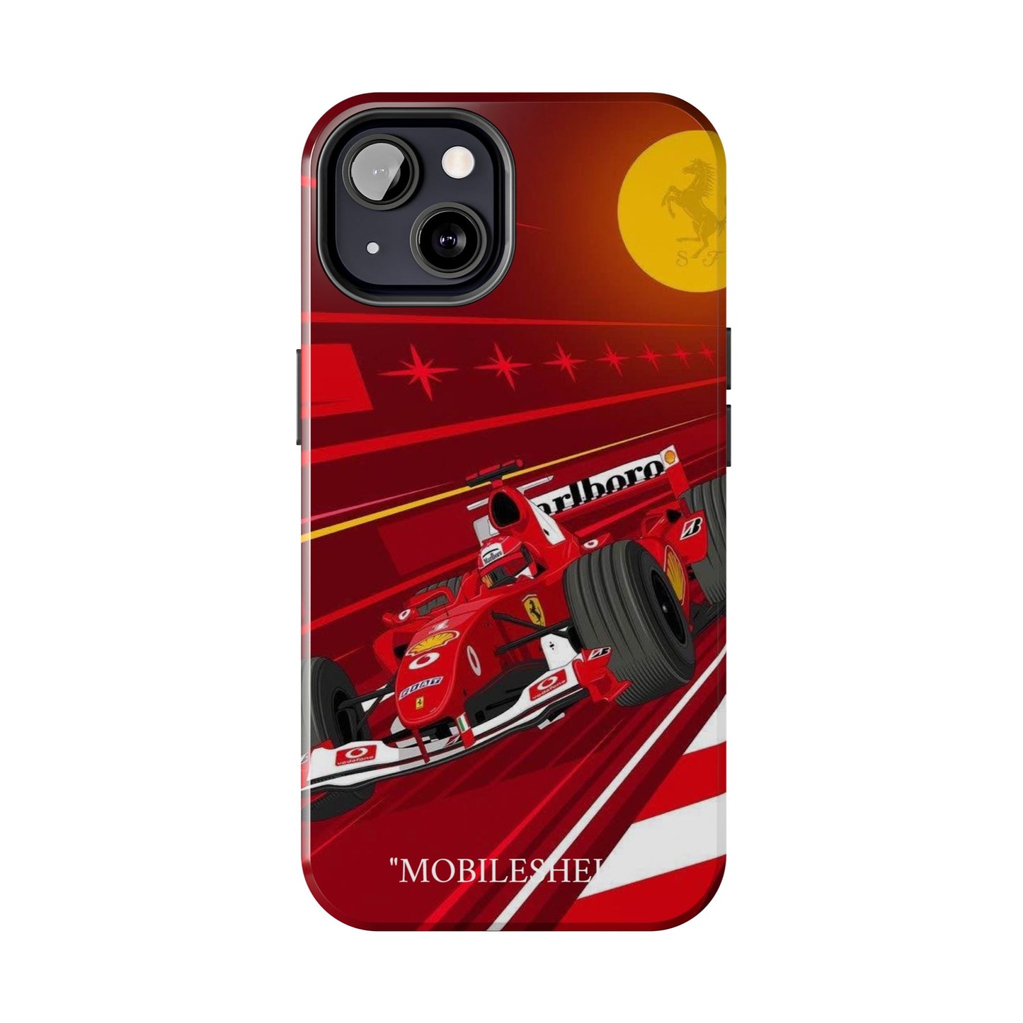 F1 Ferrari team car tough phone case