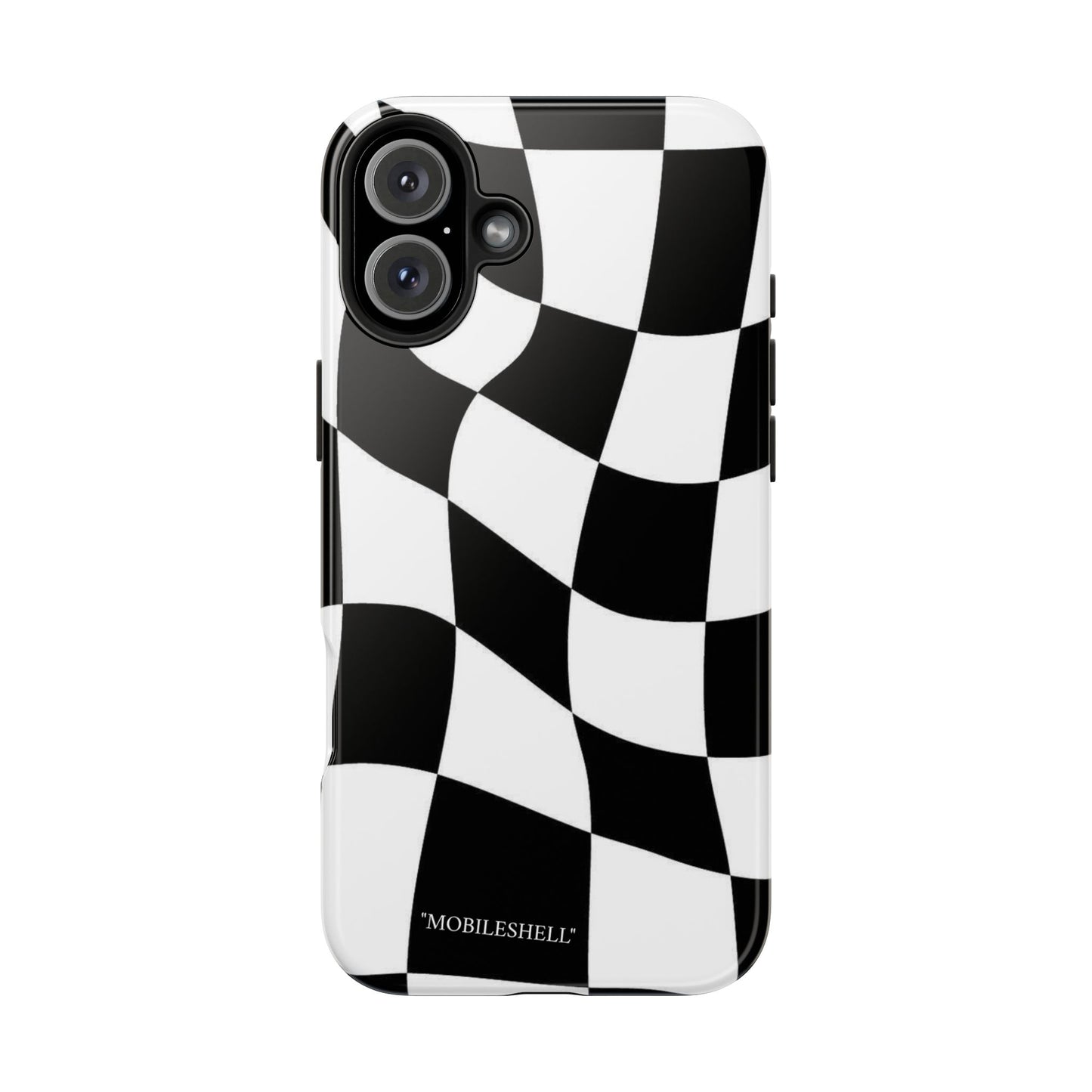 Checkers B&W tough phone case